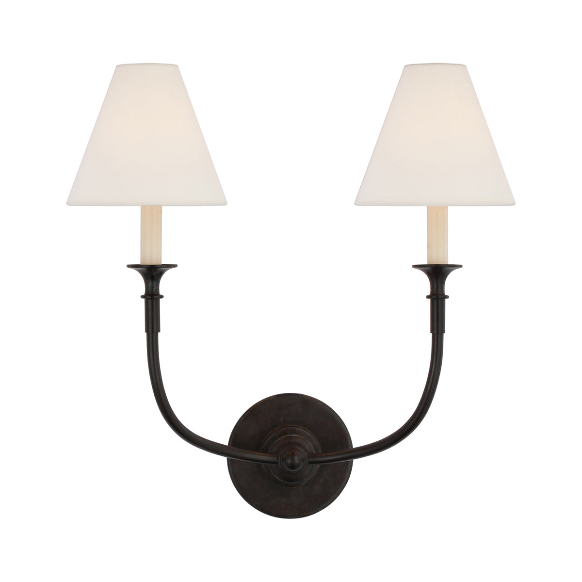Cygnus Modern Minimalist Traditional Black Fabric Wall Lamp