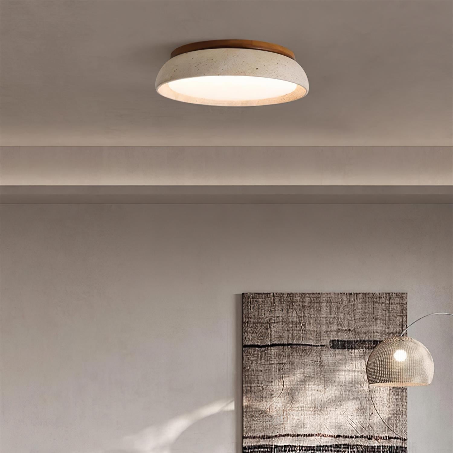 Kloris Ceiling Light Piedra Travertine - Neutral Decor