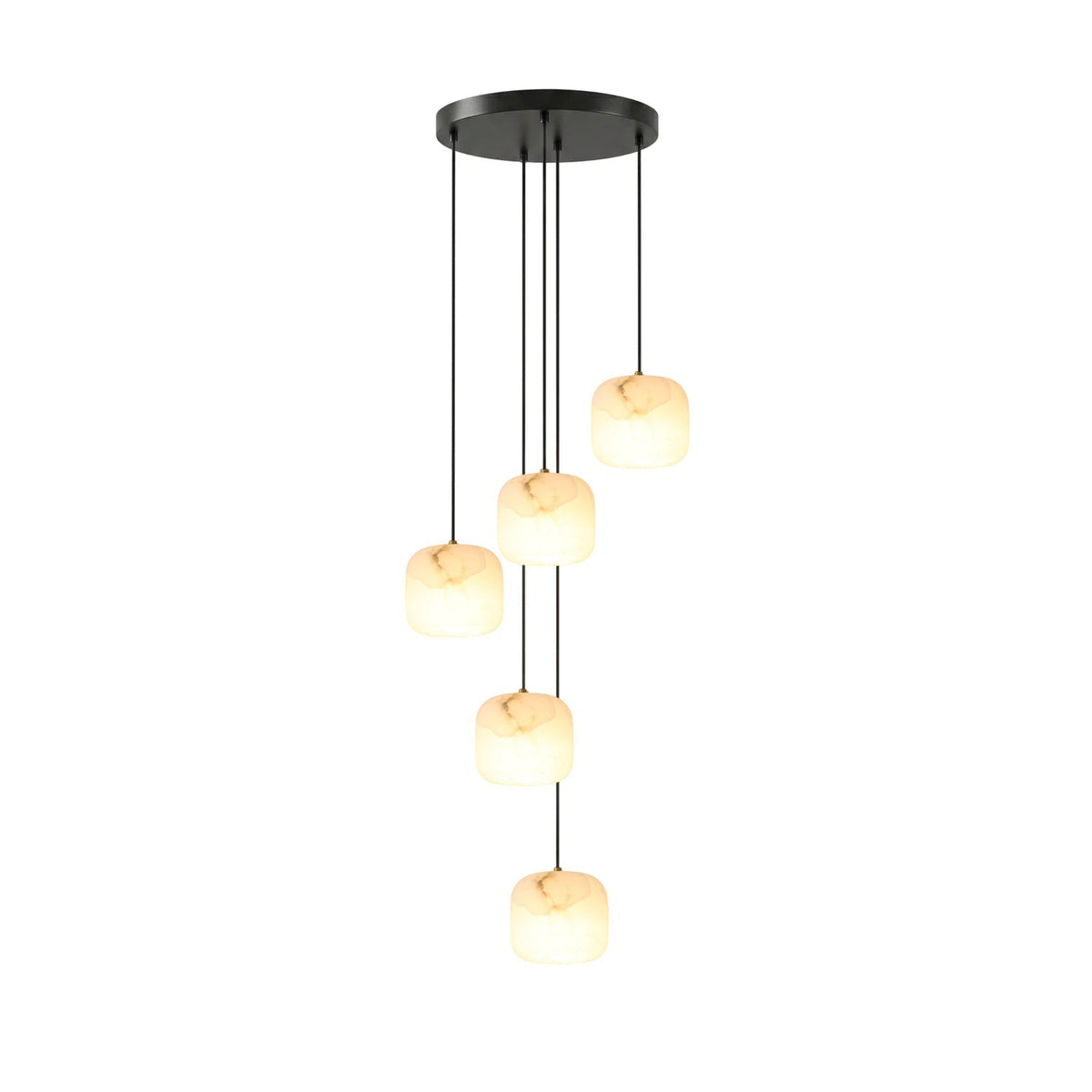 Serelle Alabaster Cluster Chandelier
