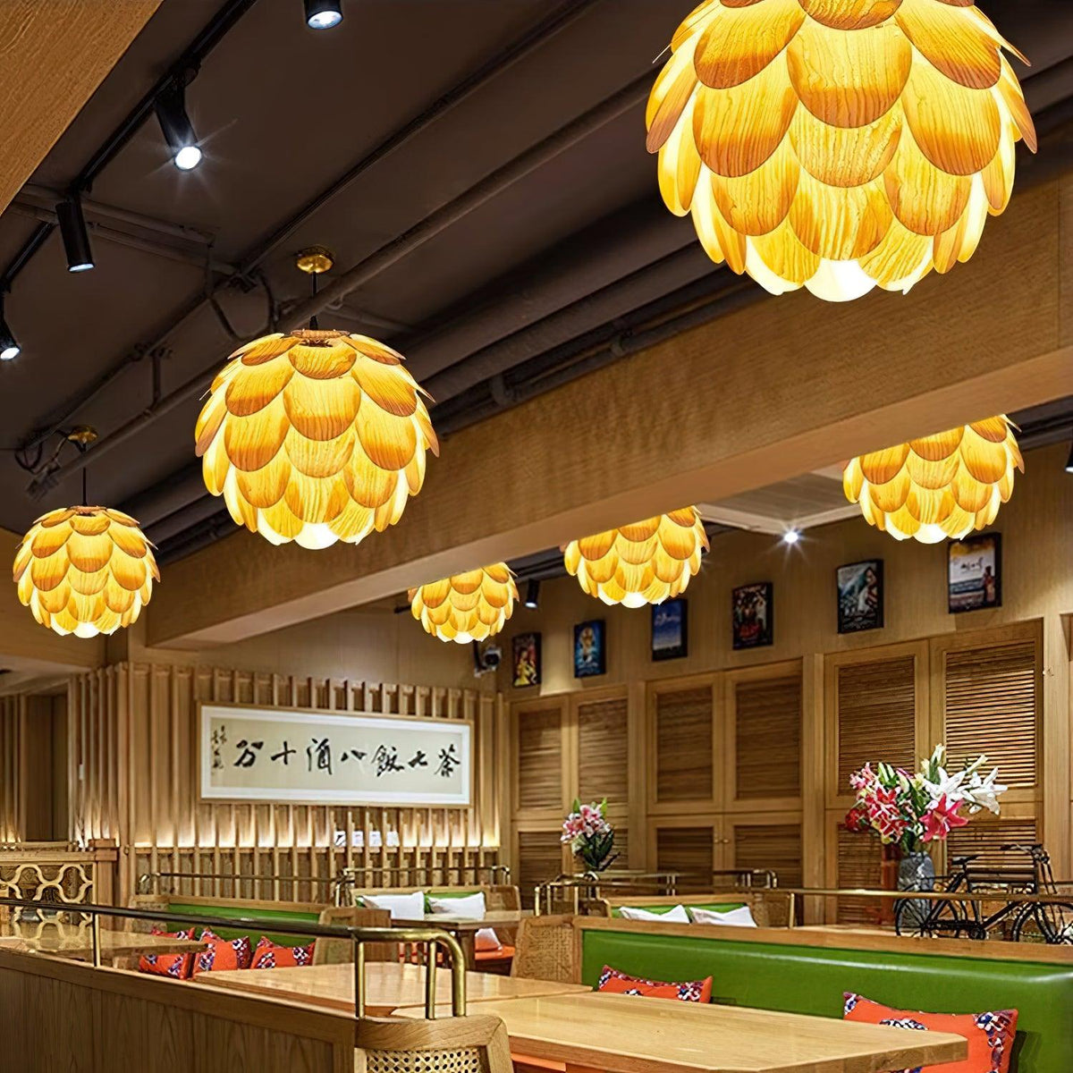 Wlara Modern Wood Pendant Light