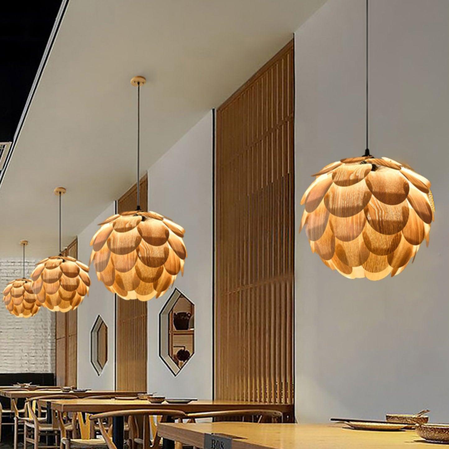 Wlara Modern Wood Pendant Light