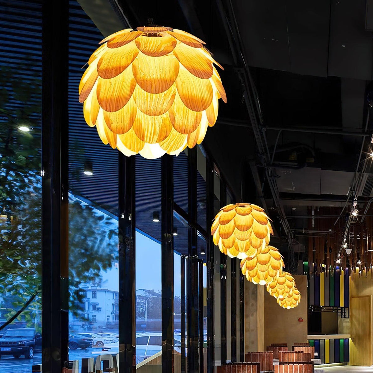 Wlara Modern Wood Pendant Light