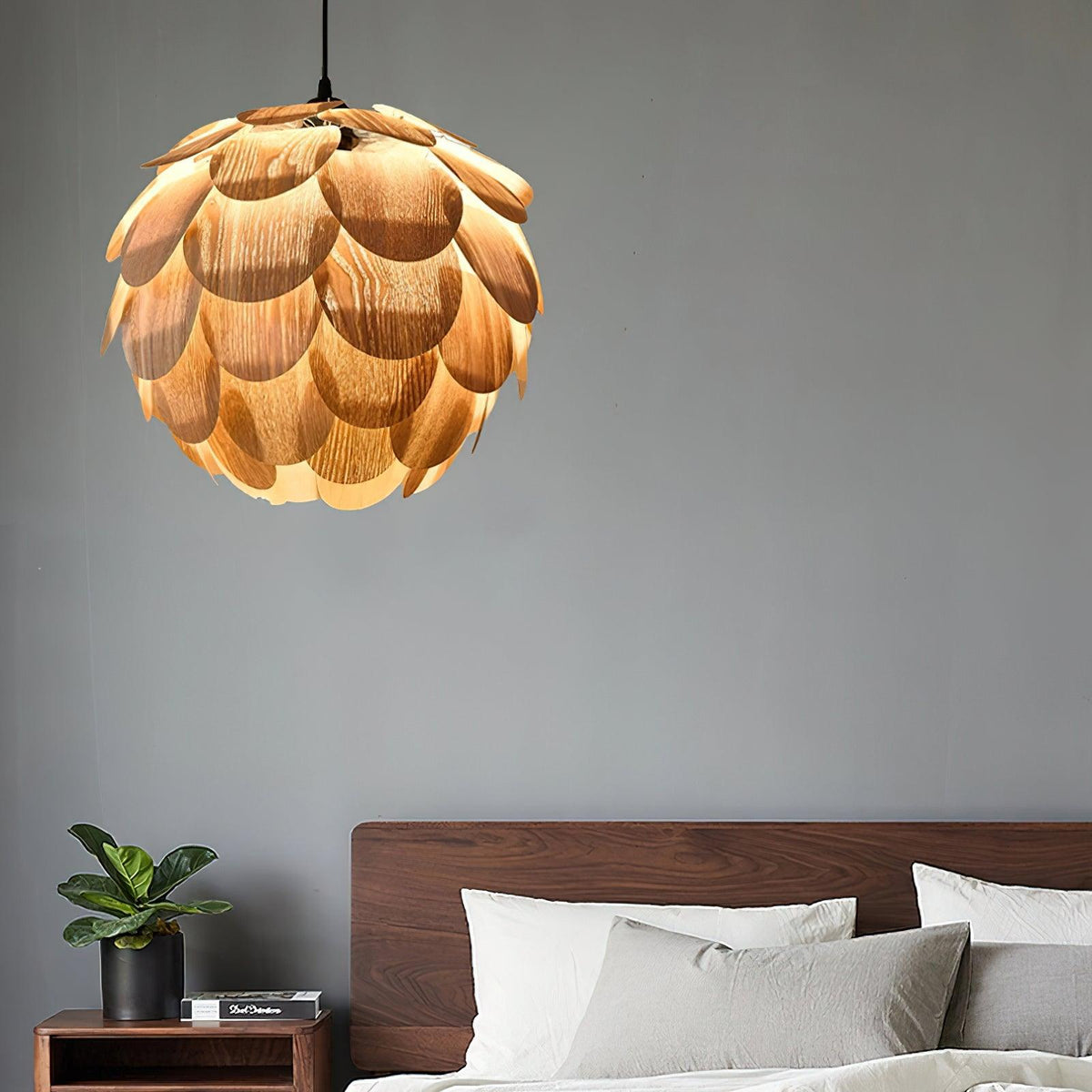 Wlara Modern Wood Pendant Light