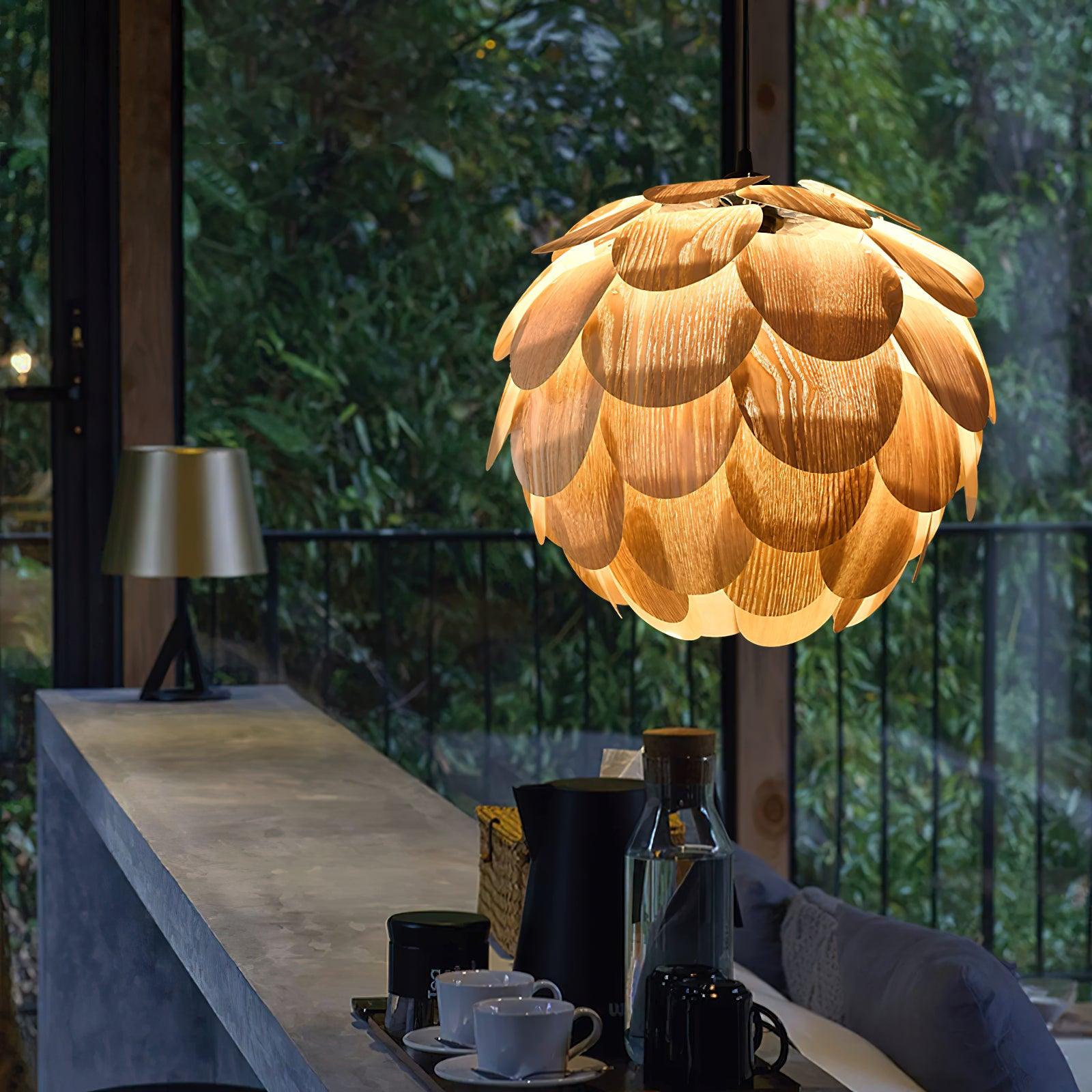 Wlara Modern Wood Pendant Light