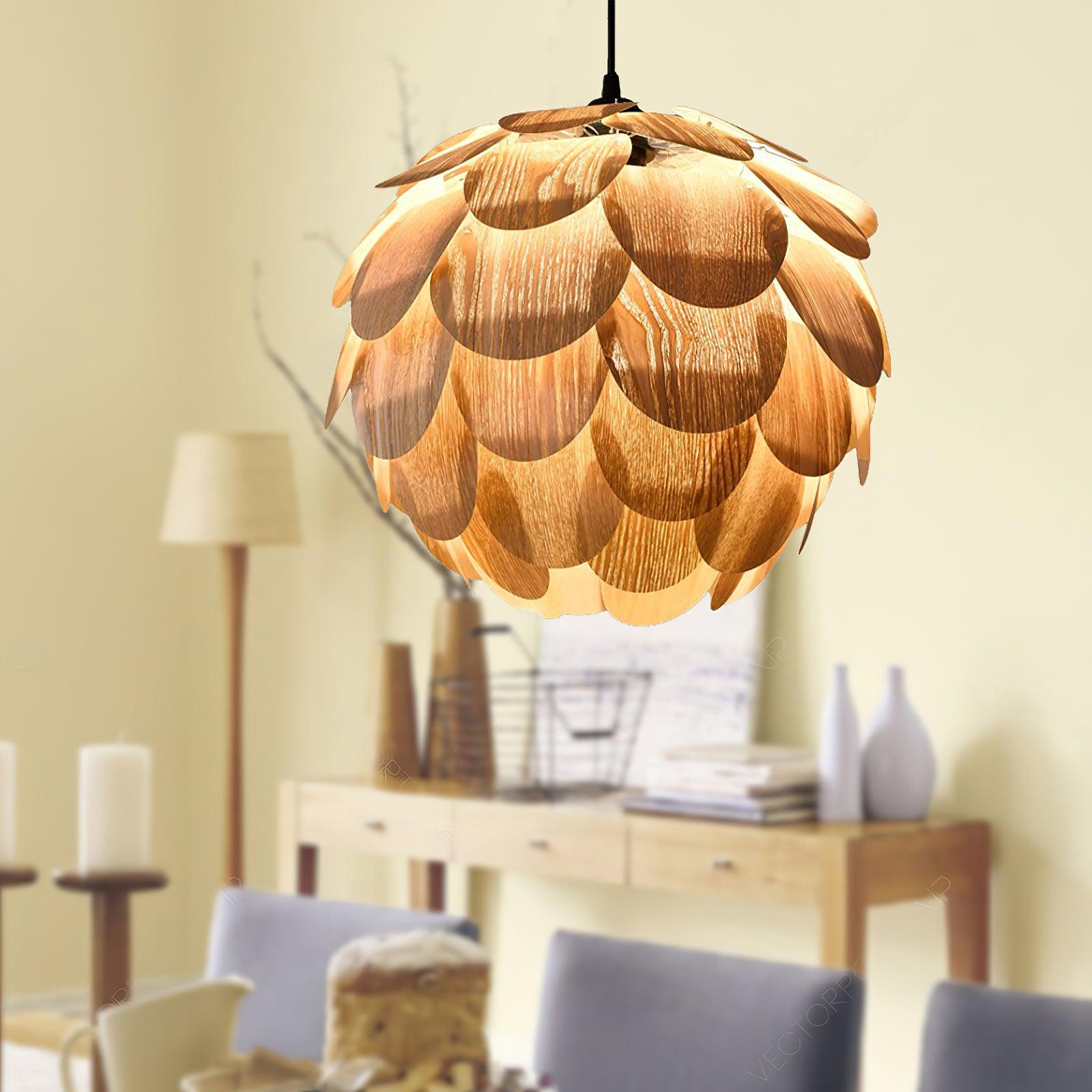 Wlara Modern Wood Pendant Light