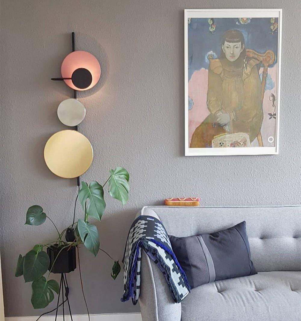 Jillian Modern Minimalist Plug-in Wall Lamp