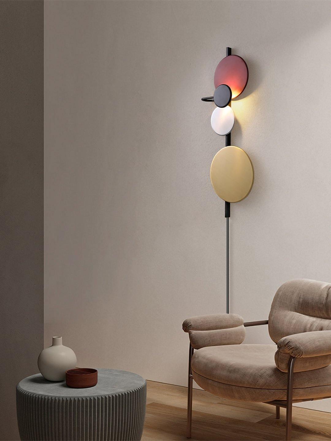 Jillian Modern Minimalist Plug-in Wall Lamp