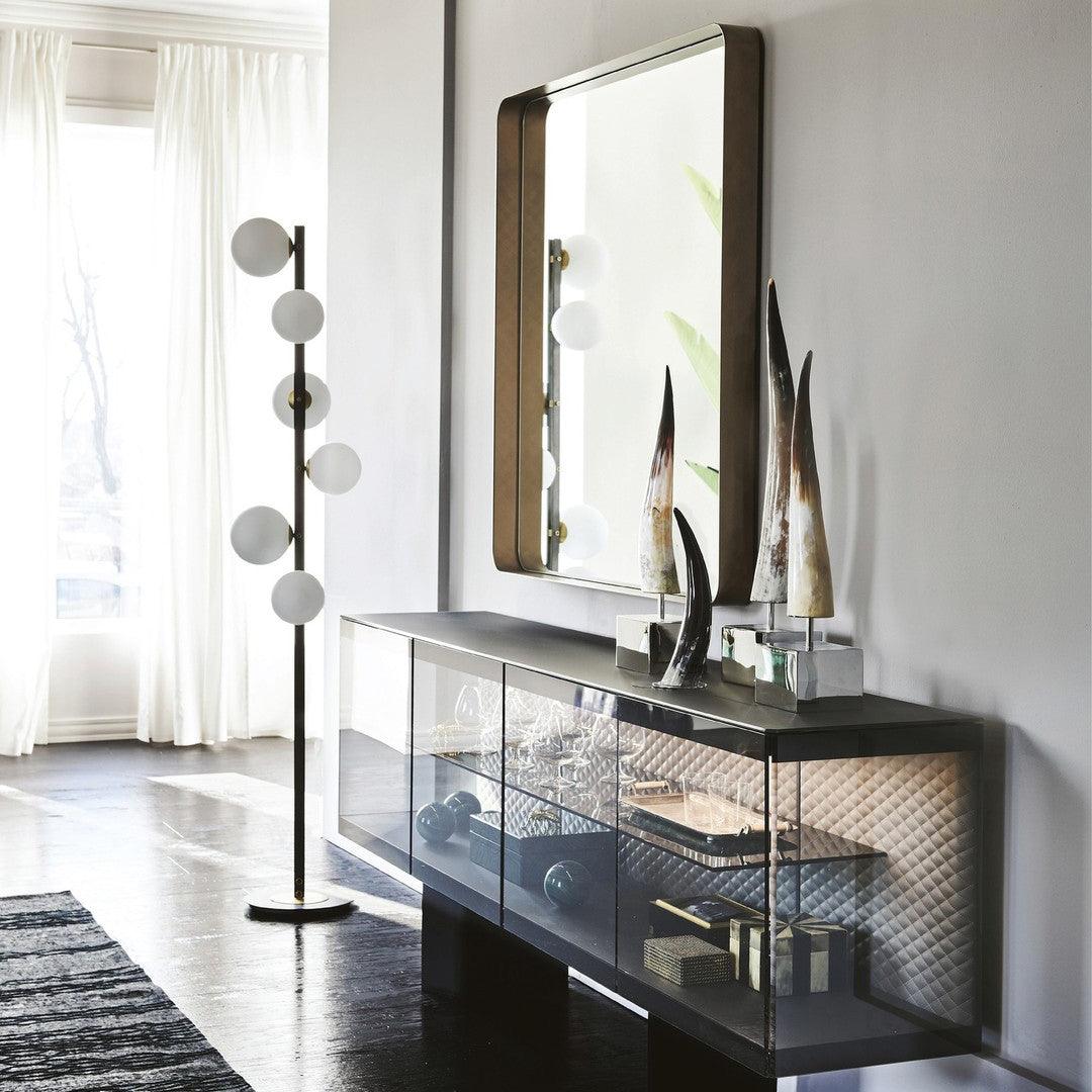 Eireneria Elegant Glass Floor Lamp