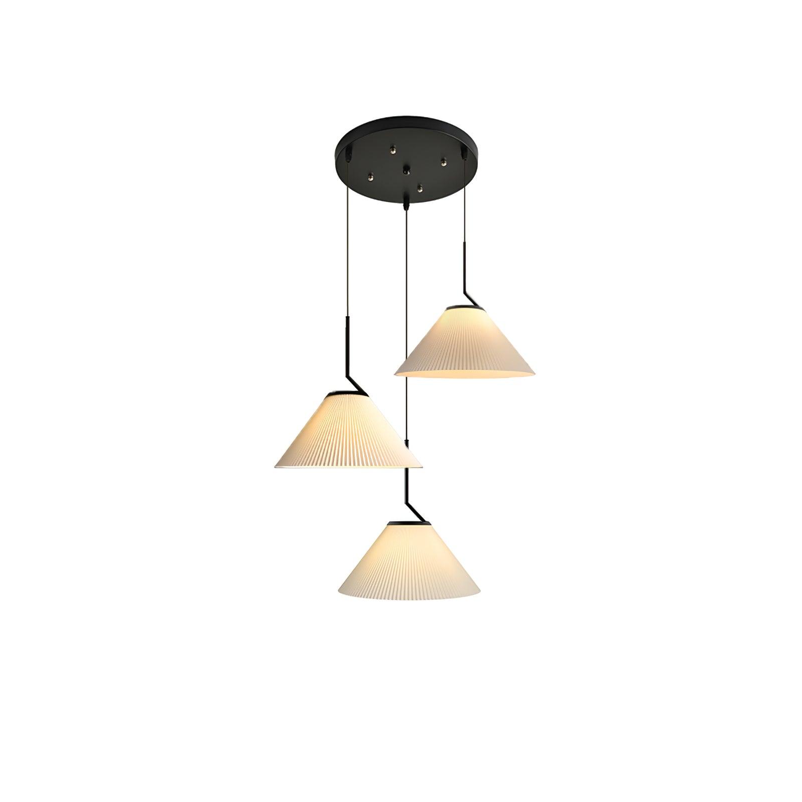 Tyrs Pleated Fabric Pendant Light
