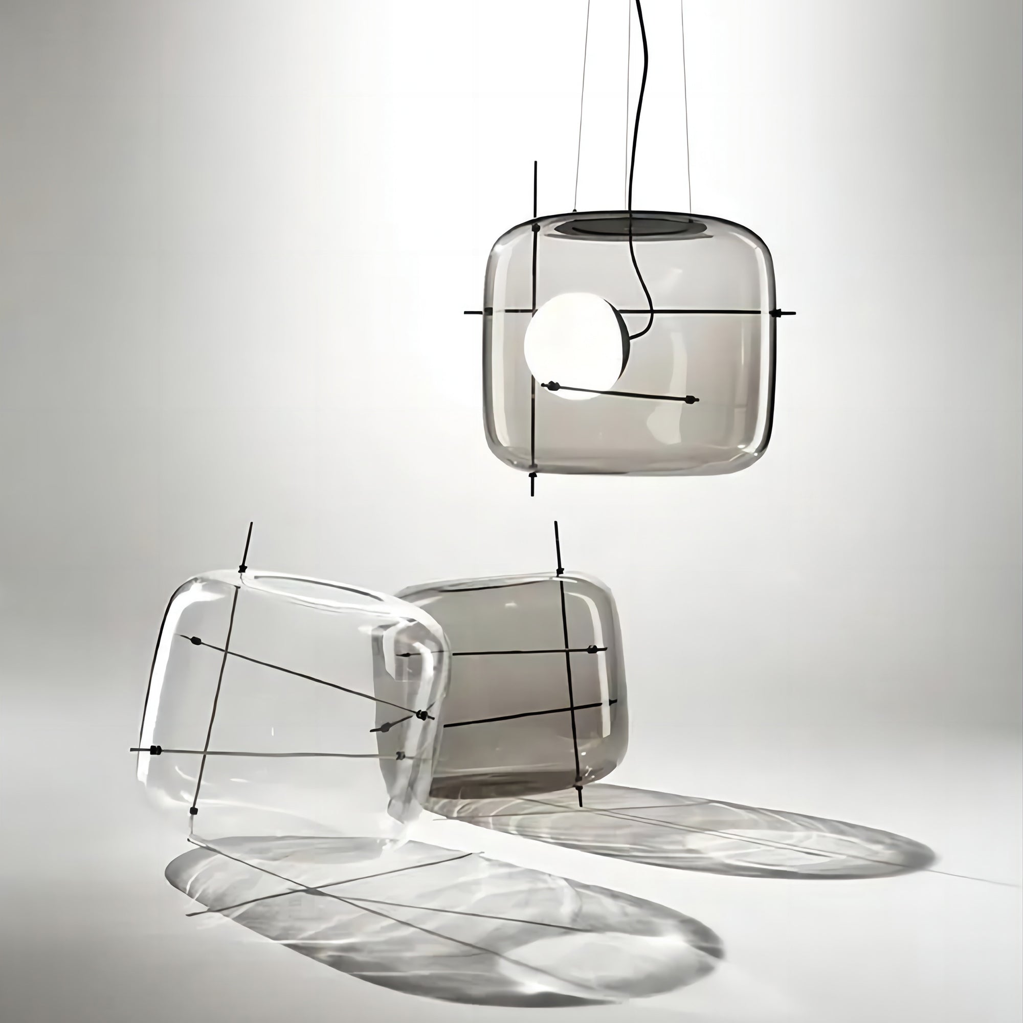 Ivex Glass Contemporary Pendant Light
