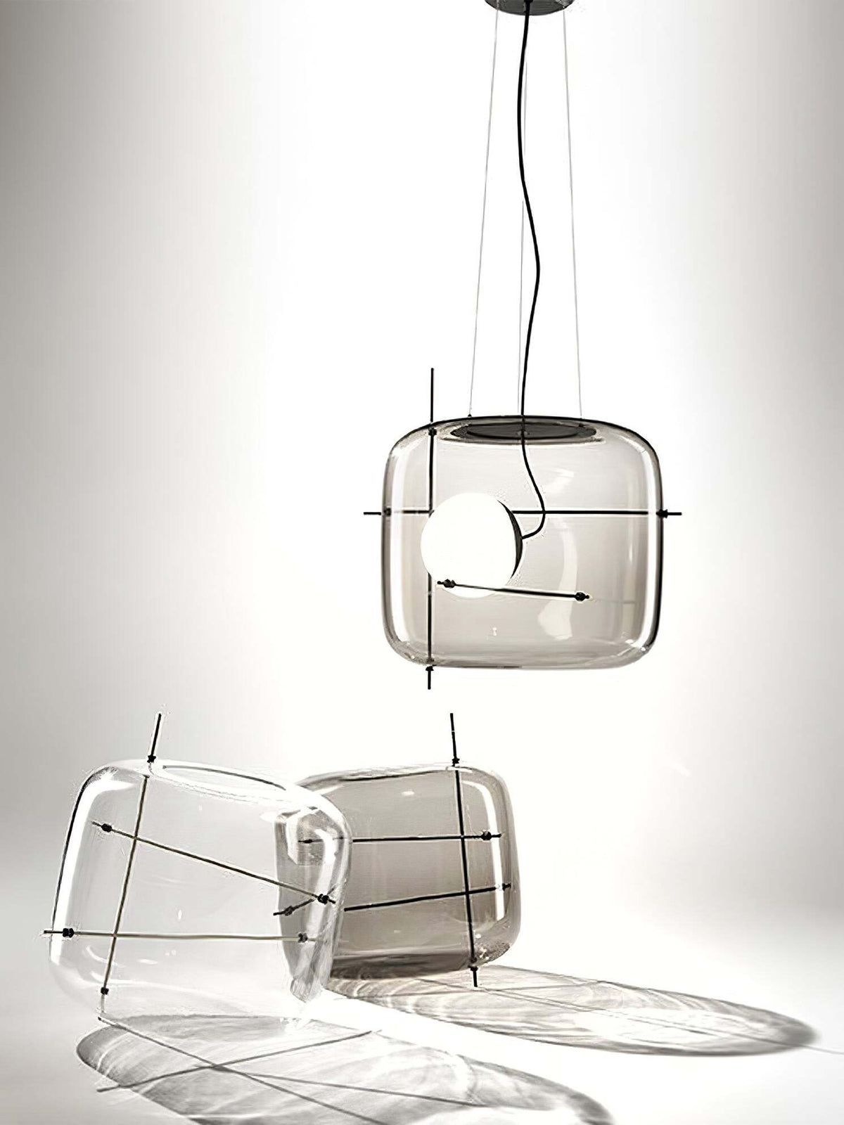 Ivex Glass Contemporary Pendant Light