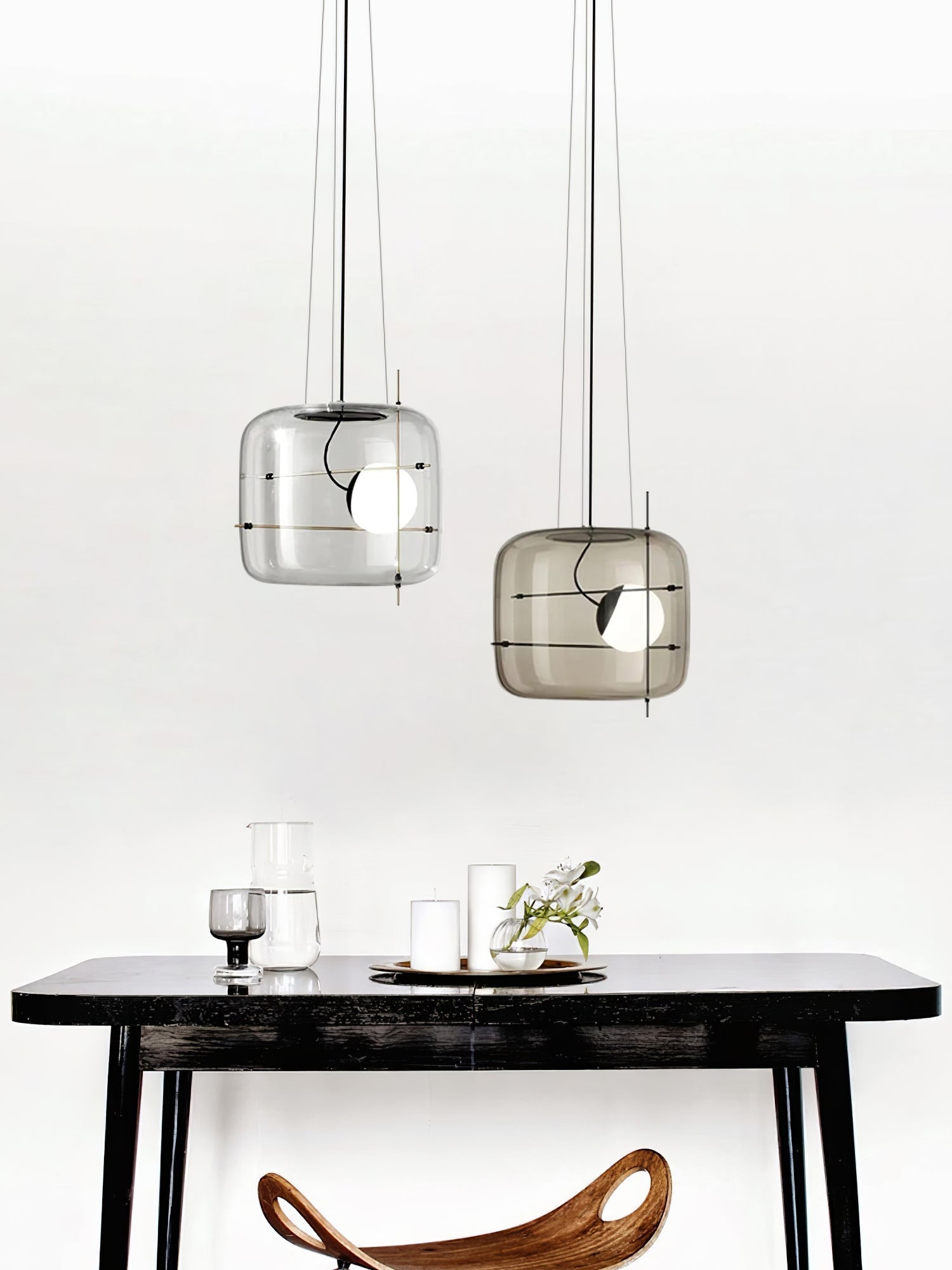 Ivex Glass Contemporary Pendant Light