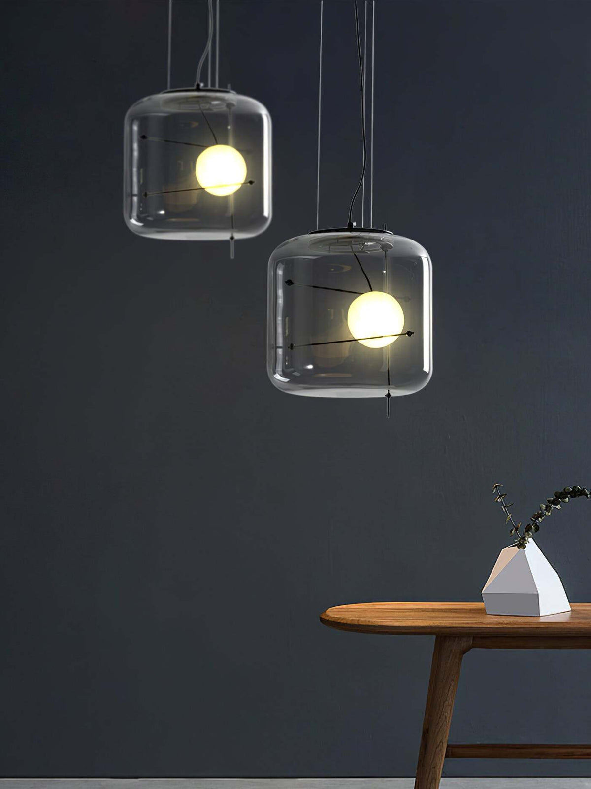 Ivex Glass Contemporary Pendant Light