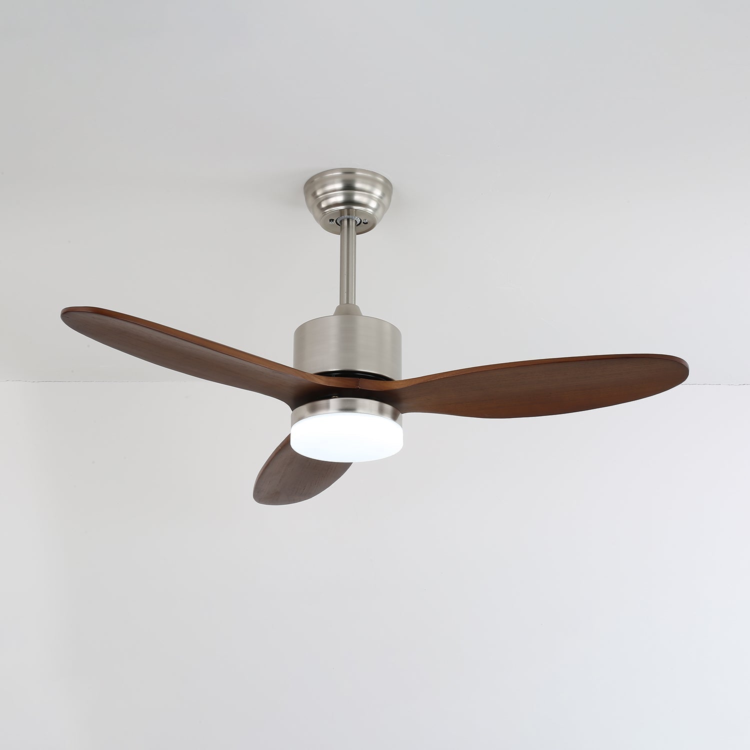 Aldirella Minimalist Wood Ceiling Fan Light