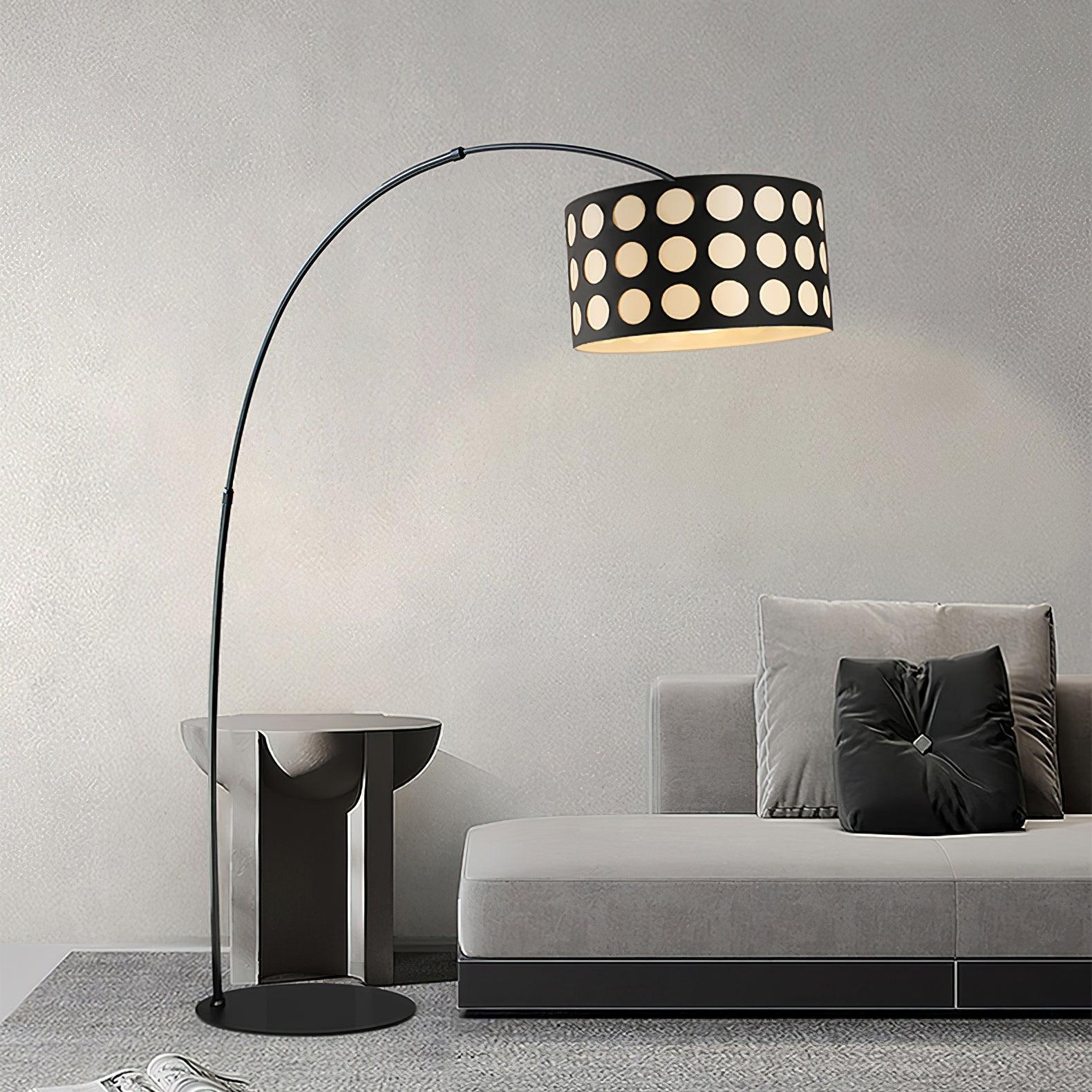 Avmirion Noir Arc Floor Lamp