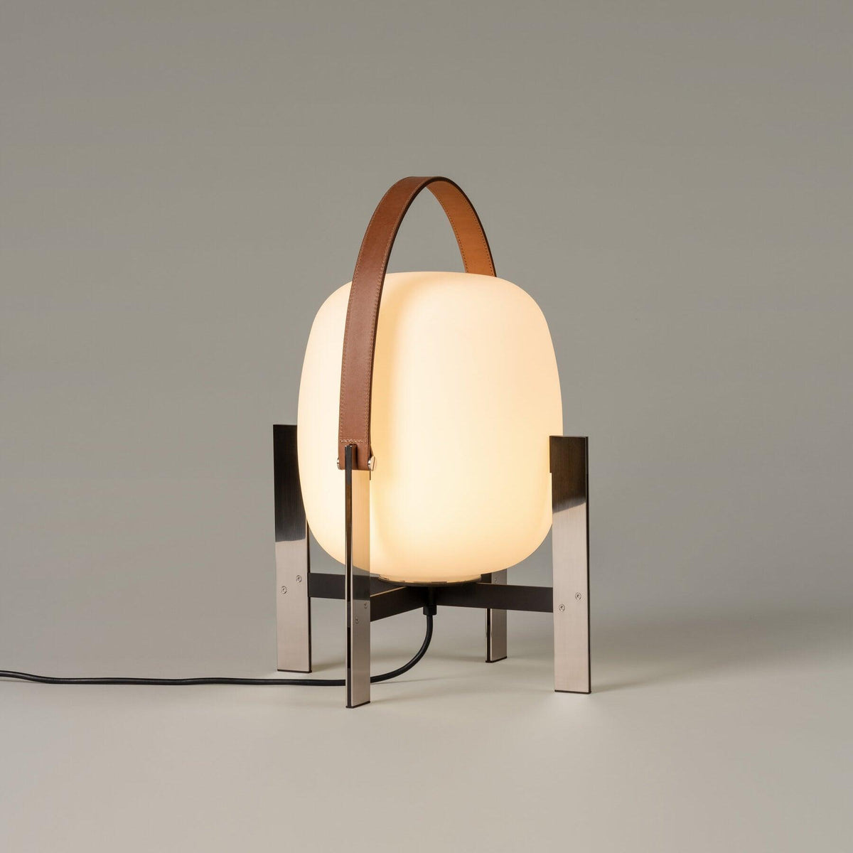 Harper Minimalist Glass Table Lamp