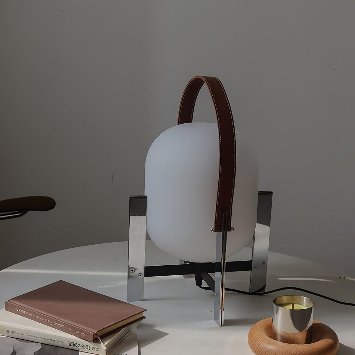 Harper Minimalist Glass Table Lamp