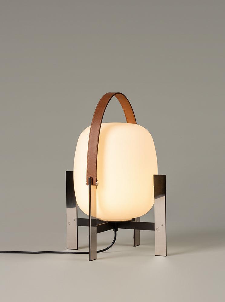 Harper Minimalist Glass Table Lamp