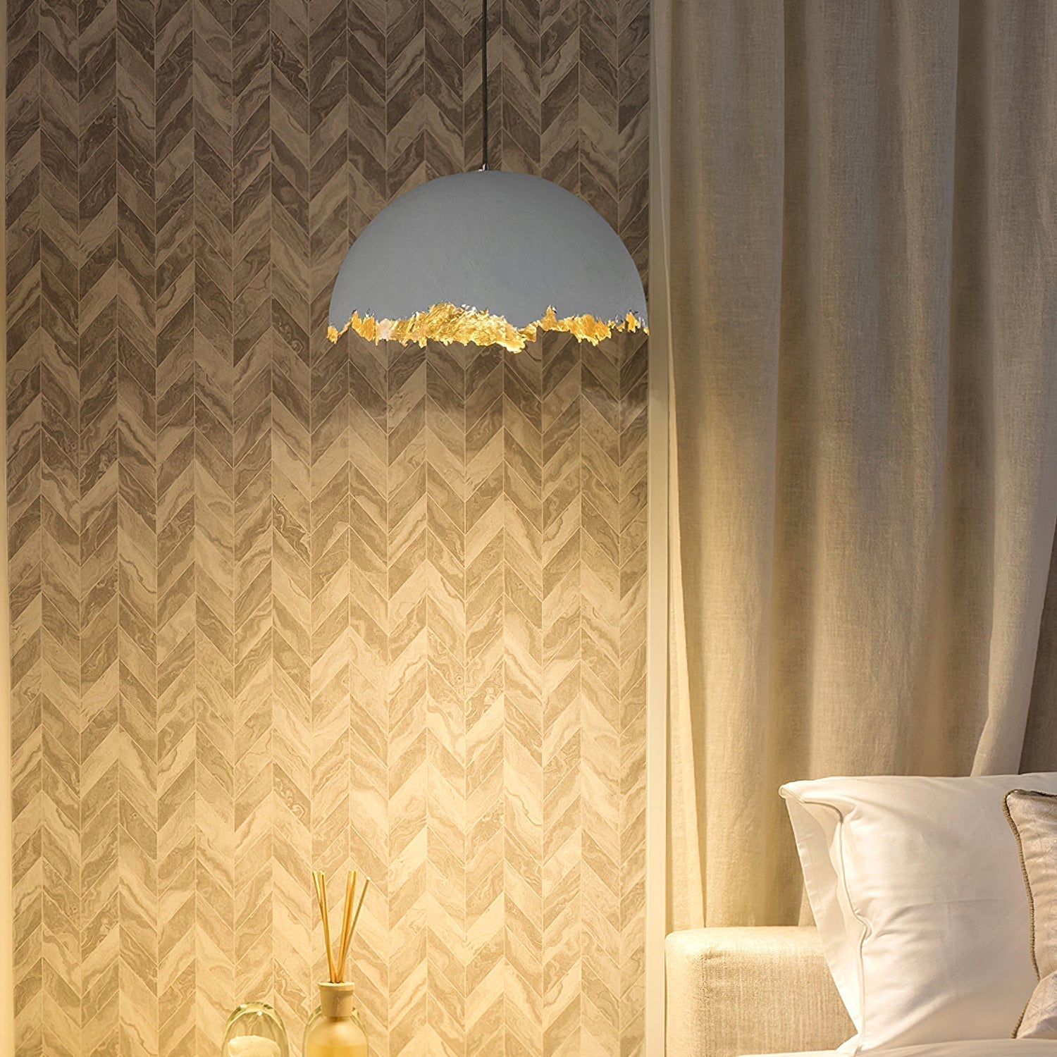 Viliriel Textured Fiberglass Pendant Light
