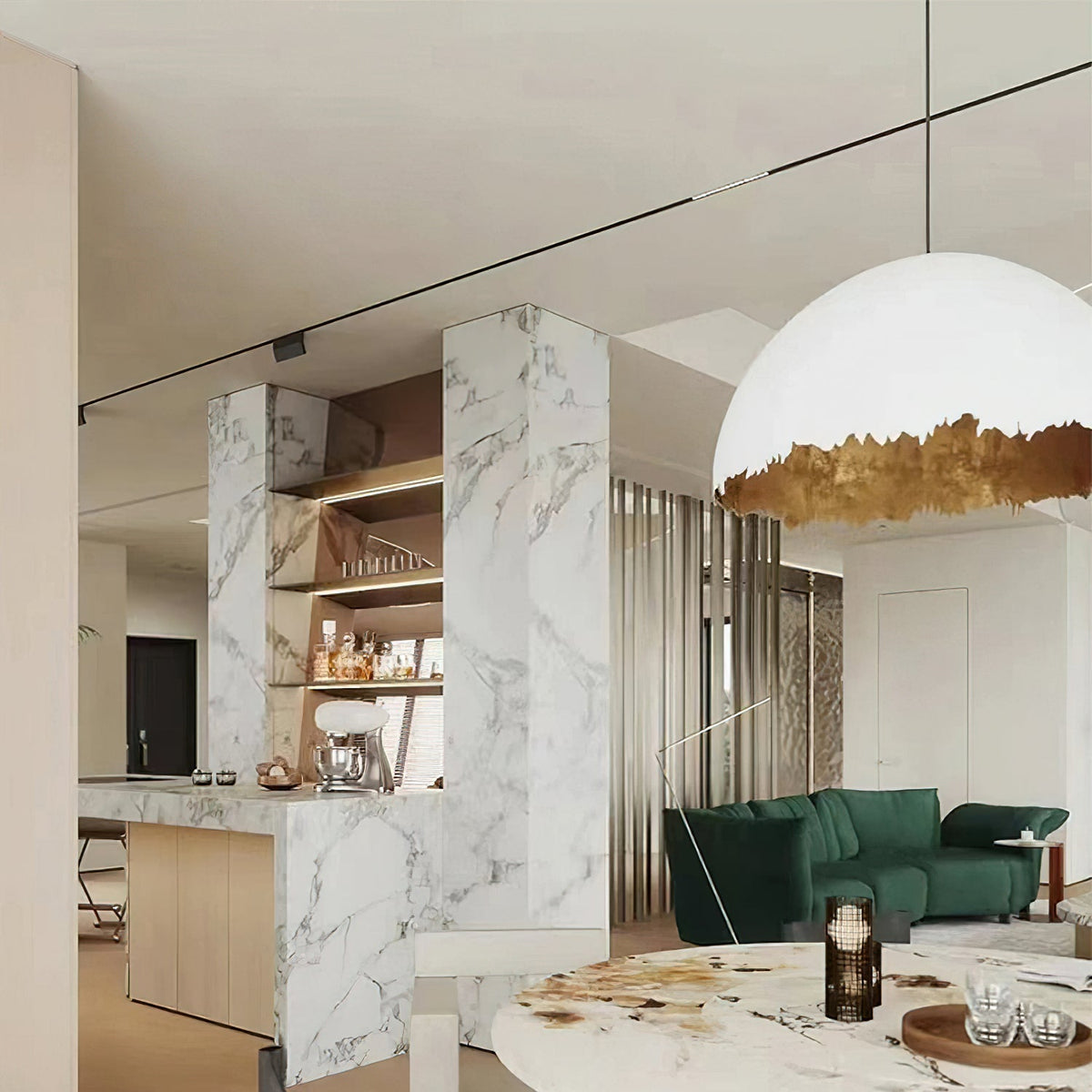 Viliriel Textured Fiberglass Pendant Light