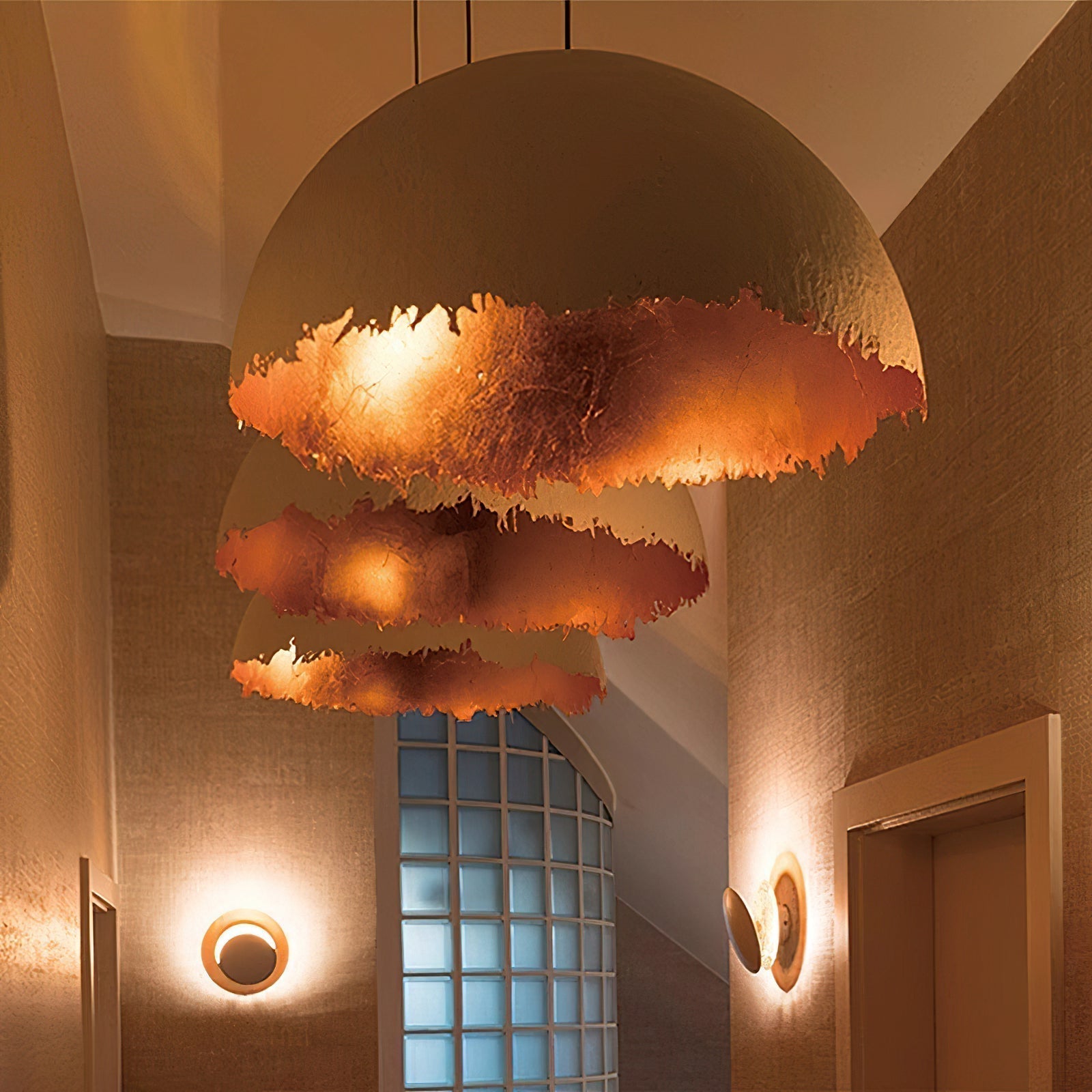 Viliriel Textured Fiberglass Pendant Light