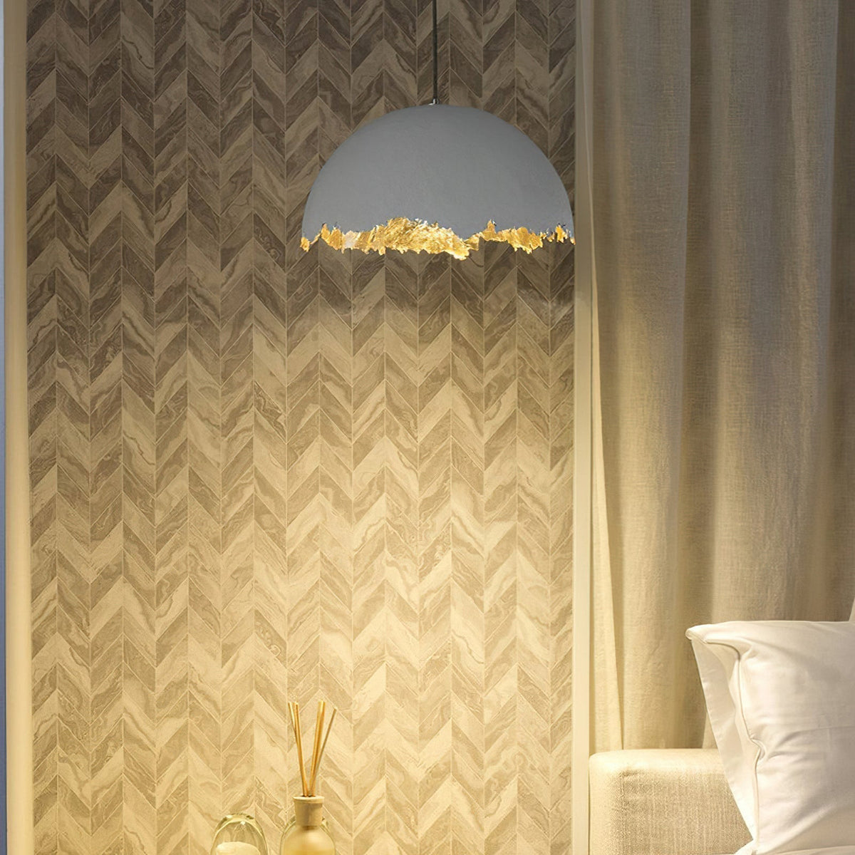 Viliriel Textured Fiberglass Pendant Light