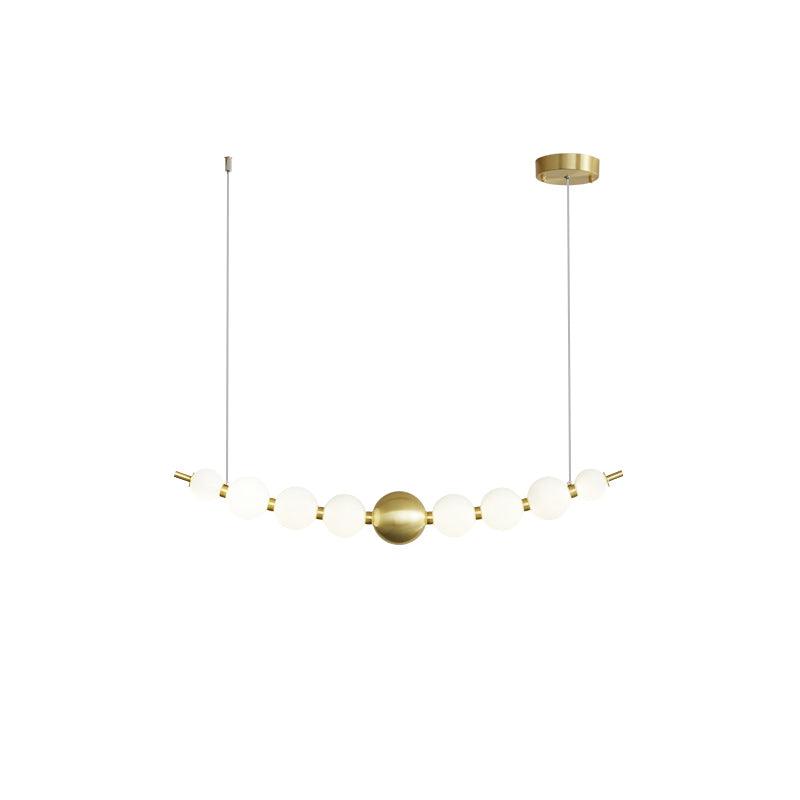 Auroira Contemporary Brass Pendant Lamp