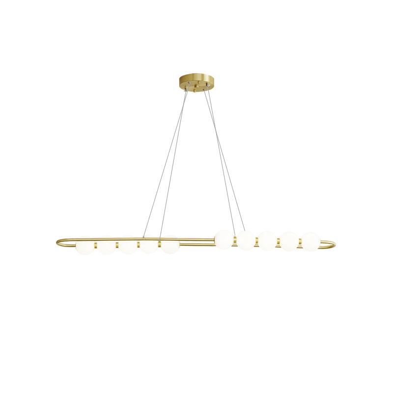 Auroira Contemporary Brass Pendant Lamp