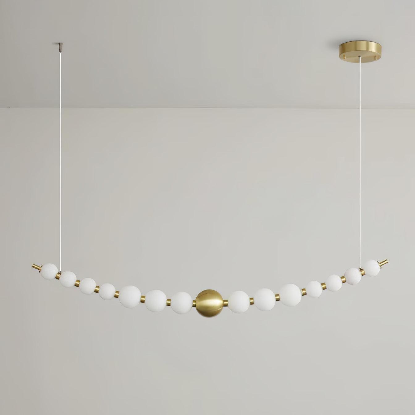 Auroira Contemporary Brass Pendant Lamp