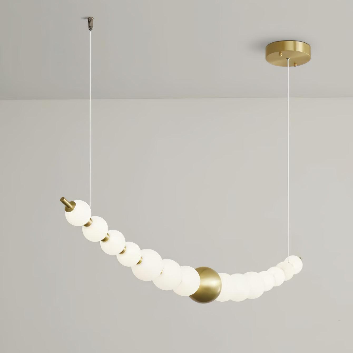 Auroira Contemporary Brass Pendant Lamp