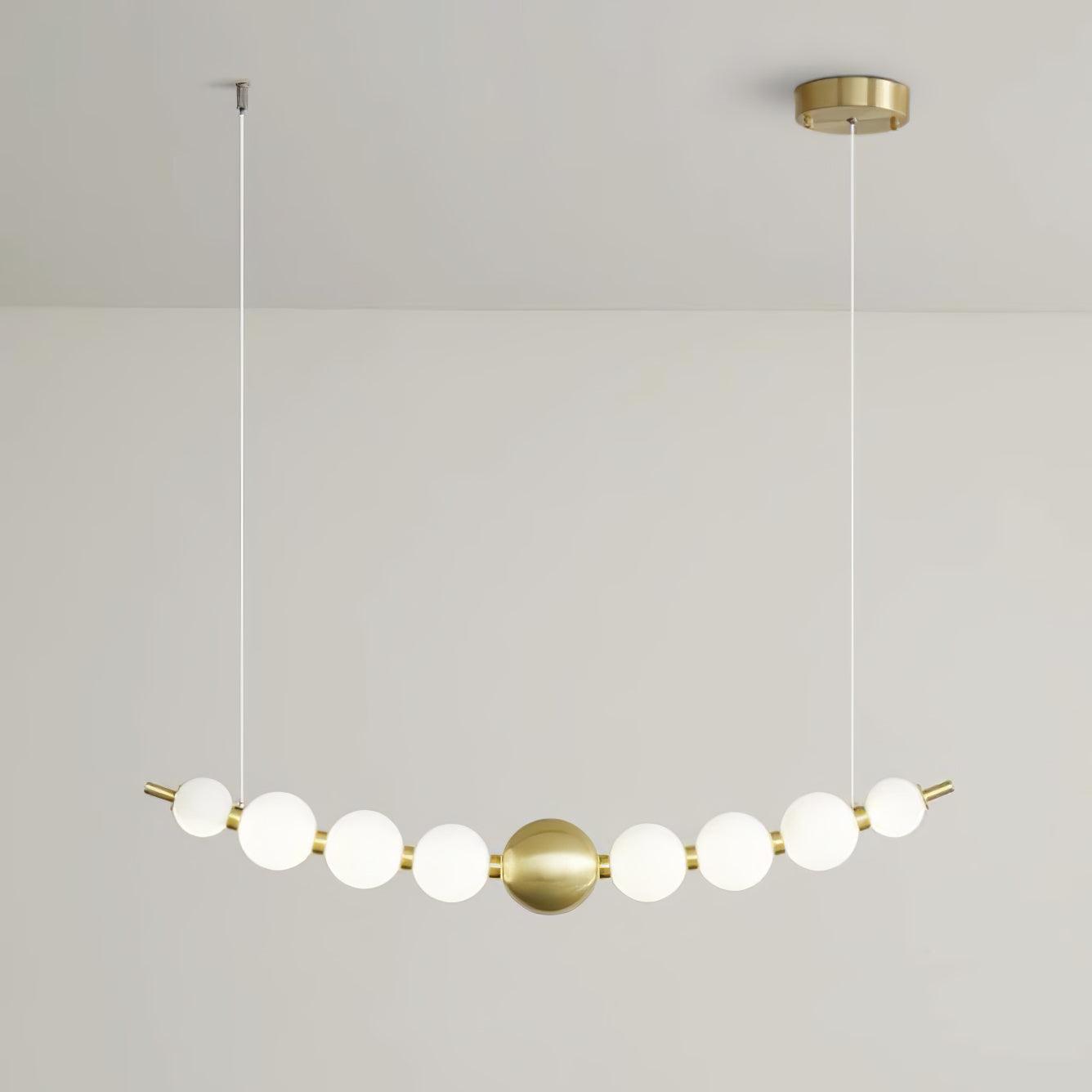 Auroira Contemporary Brass Pendant Lamp