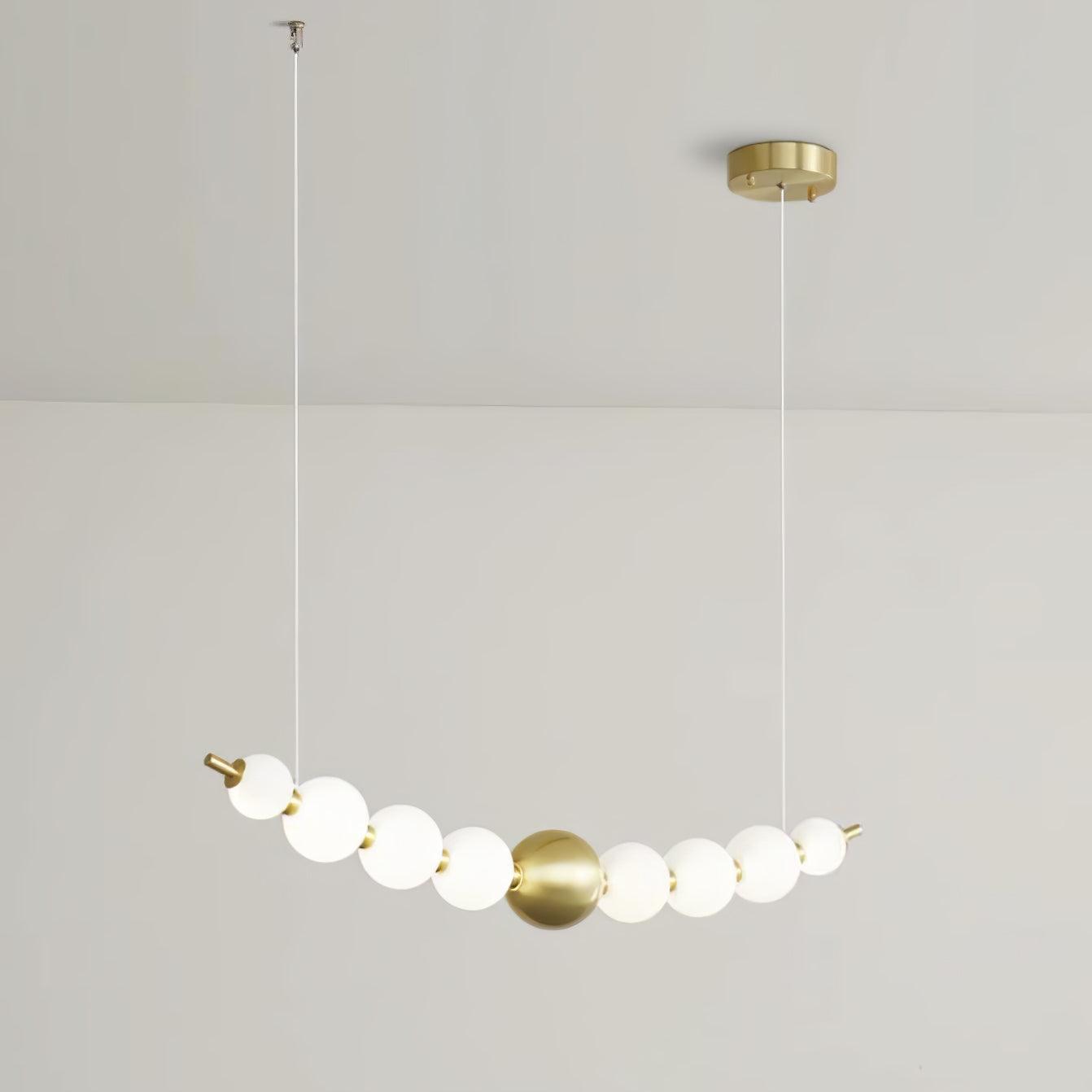 Auroira Contemporary Brass Pendant Lamp