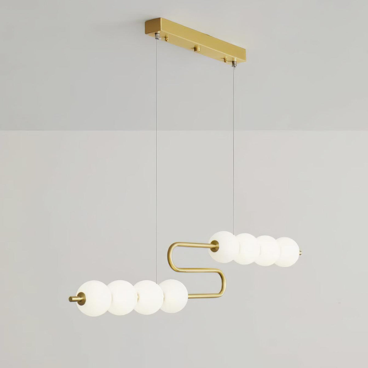 Auroira Contemporary Brass Pendant Lamp
