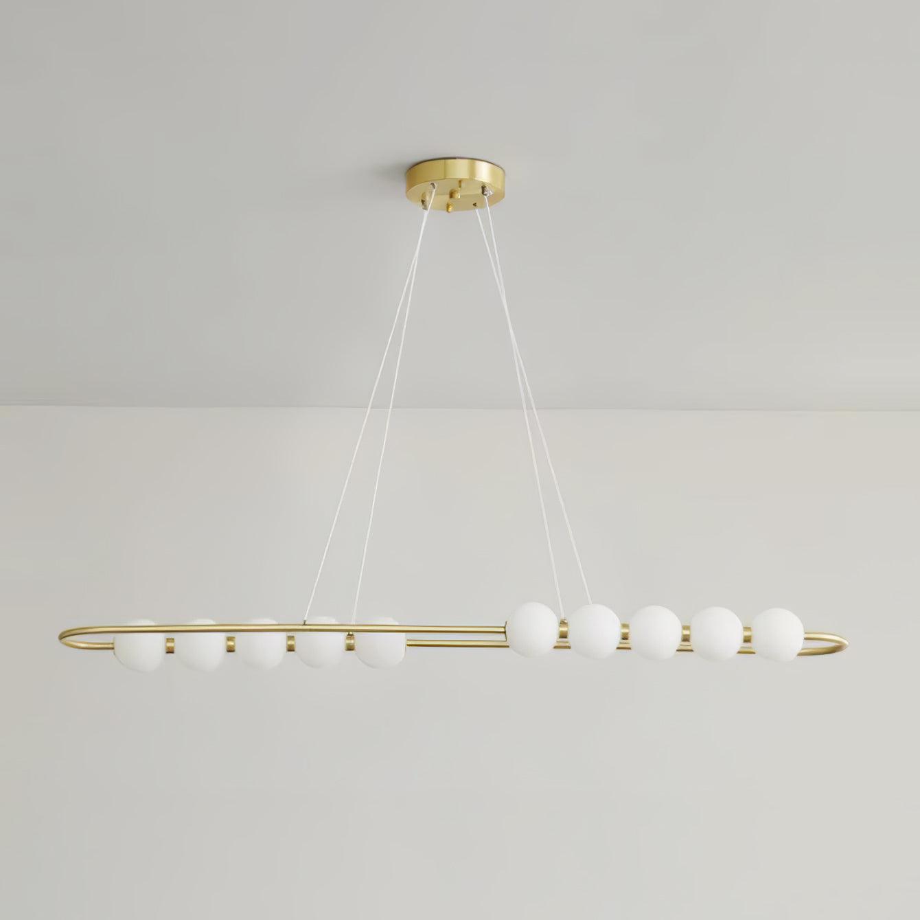 Auroira Contemporary Brass Pendant Lamp