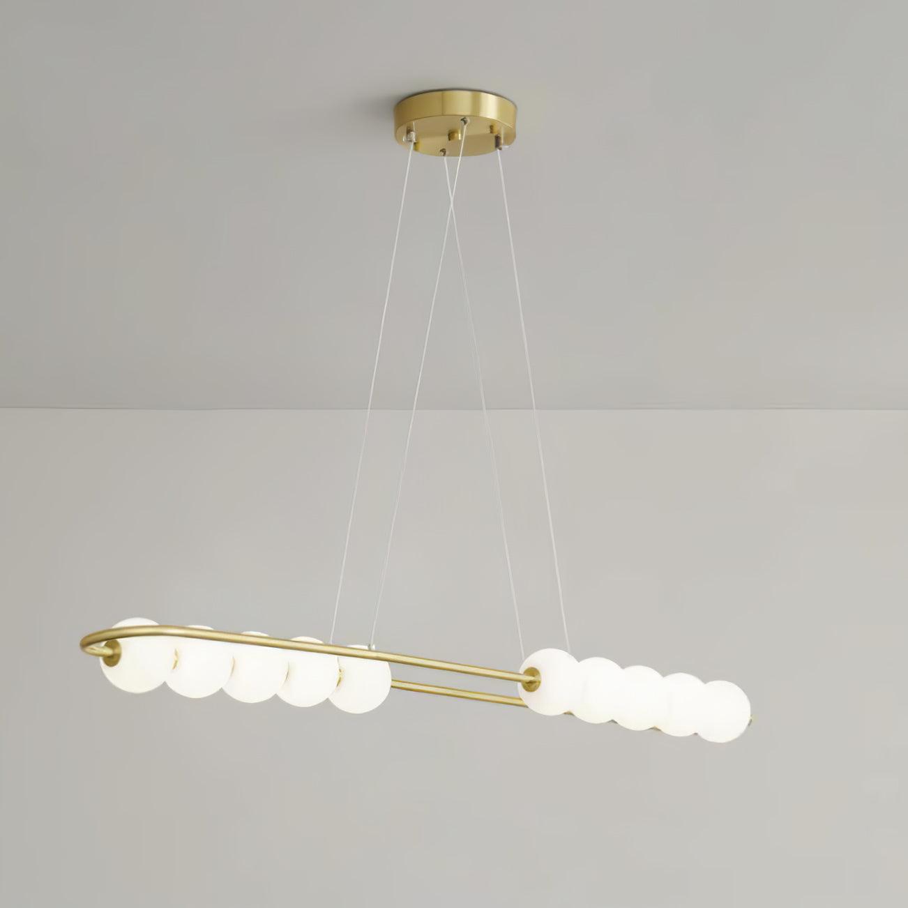 Auroira Contemporary Brass Pendant Lamp