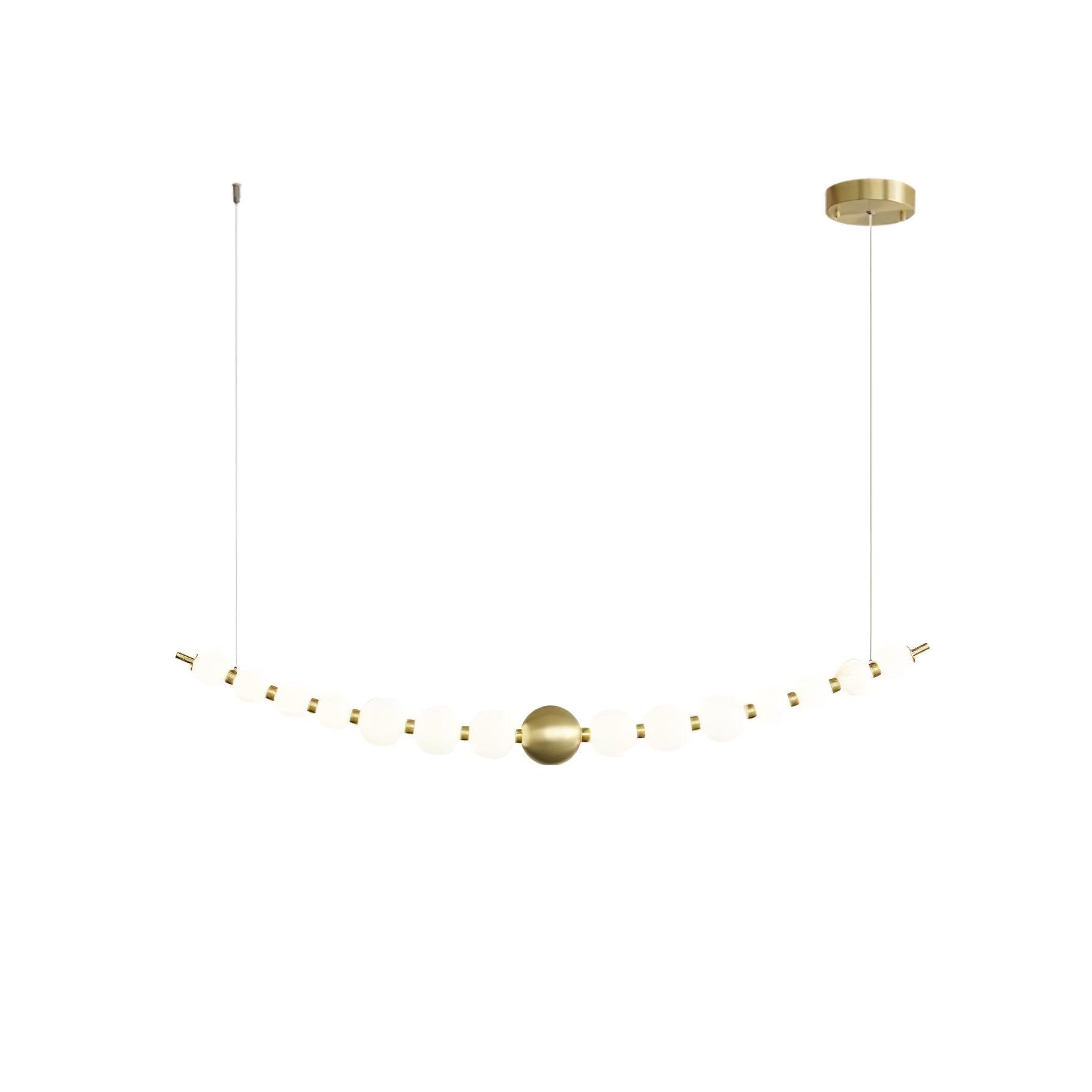 Auroira Contemporary Brass Pendant Lamp