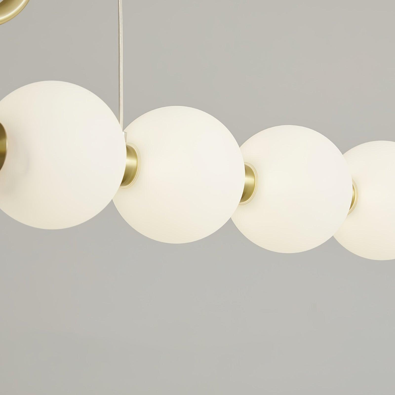 Auroira Contemporary Brass Pendant Lamp