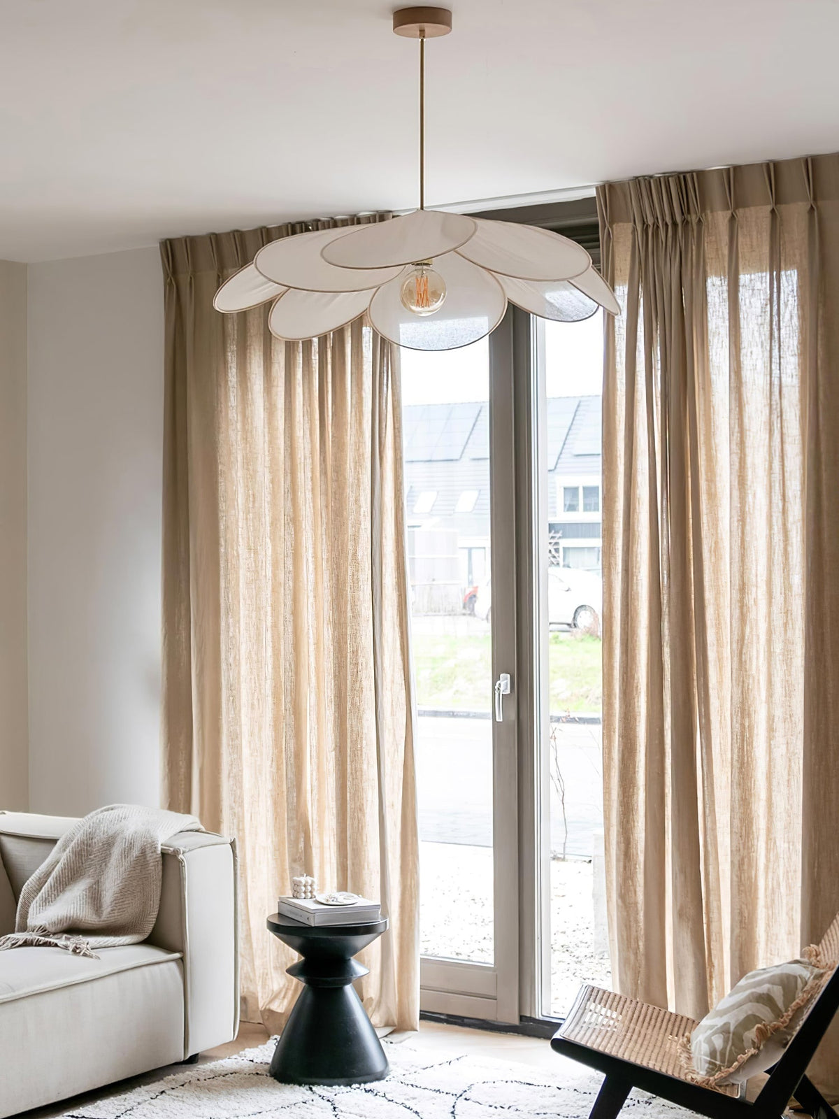 Dax Fabric Nature-inspired Pendant Lamp