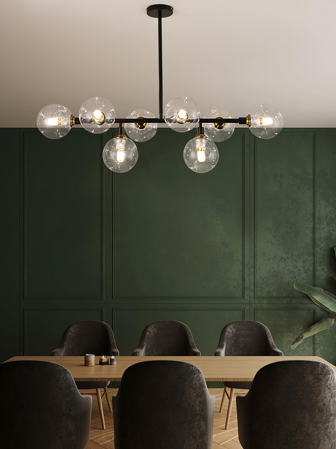 Velaiel Chandelier Glass and Metal