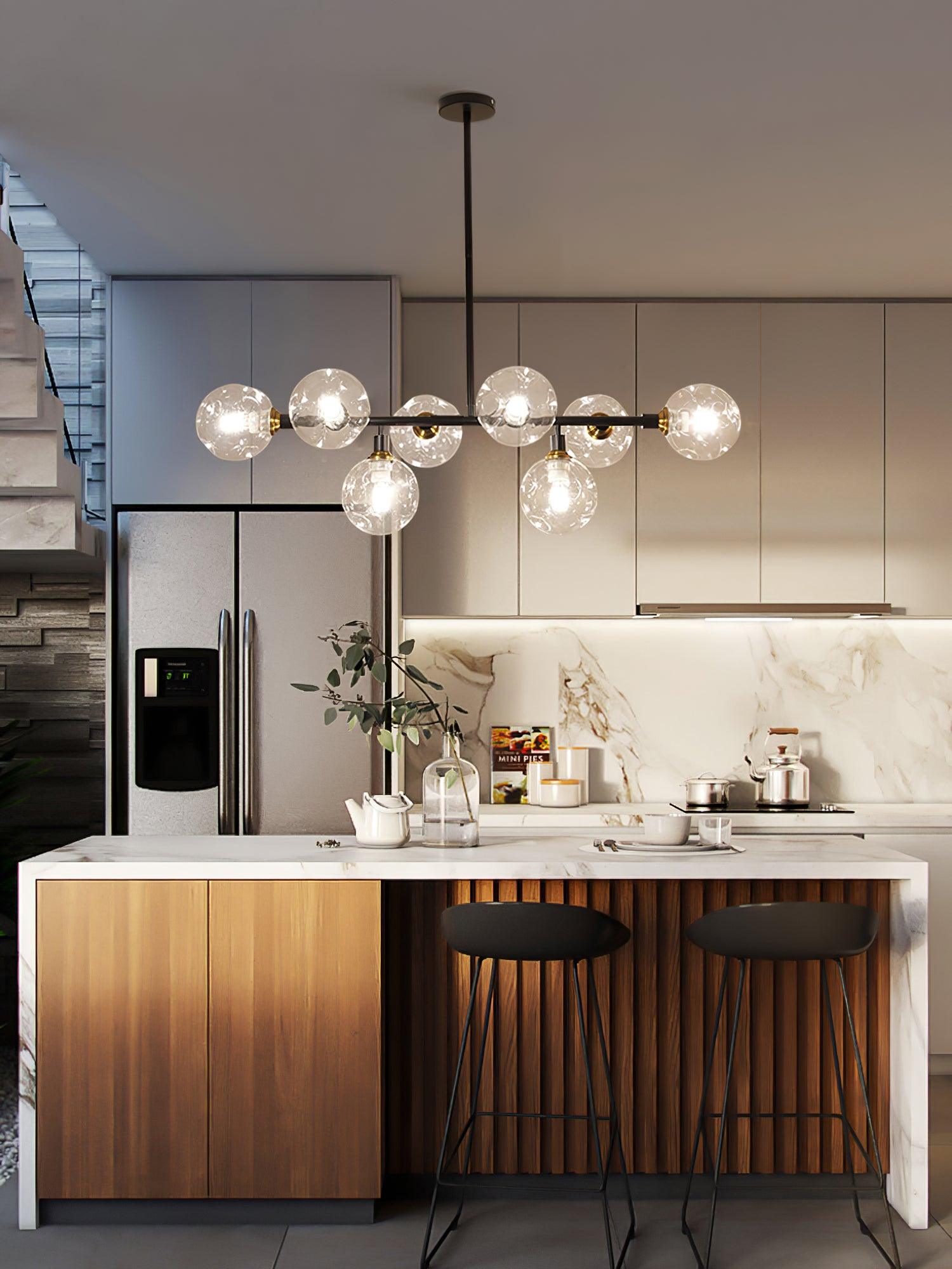 Velaiel Chandelier Glass and Metal