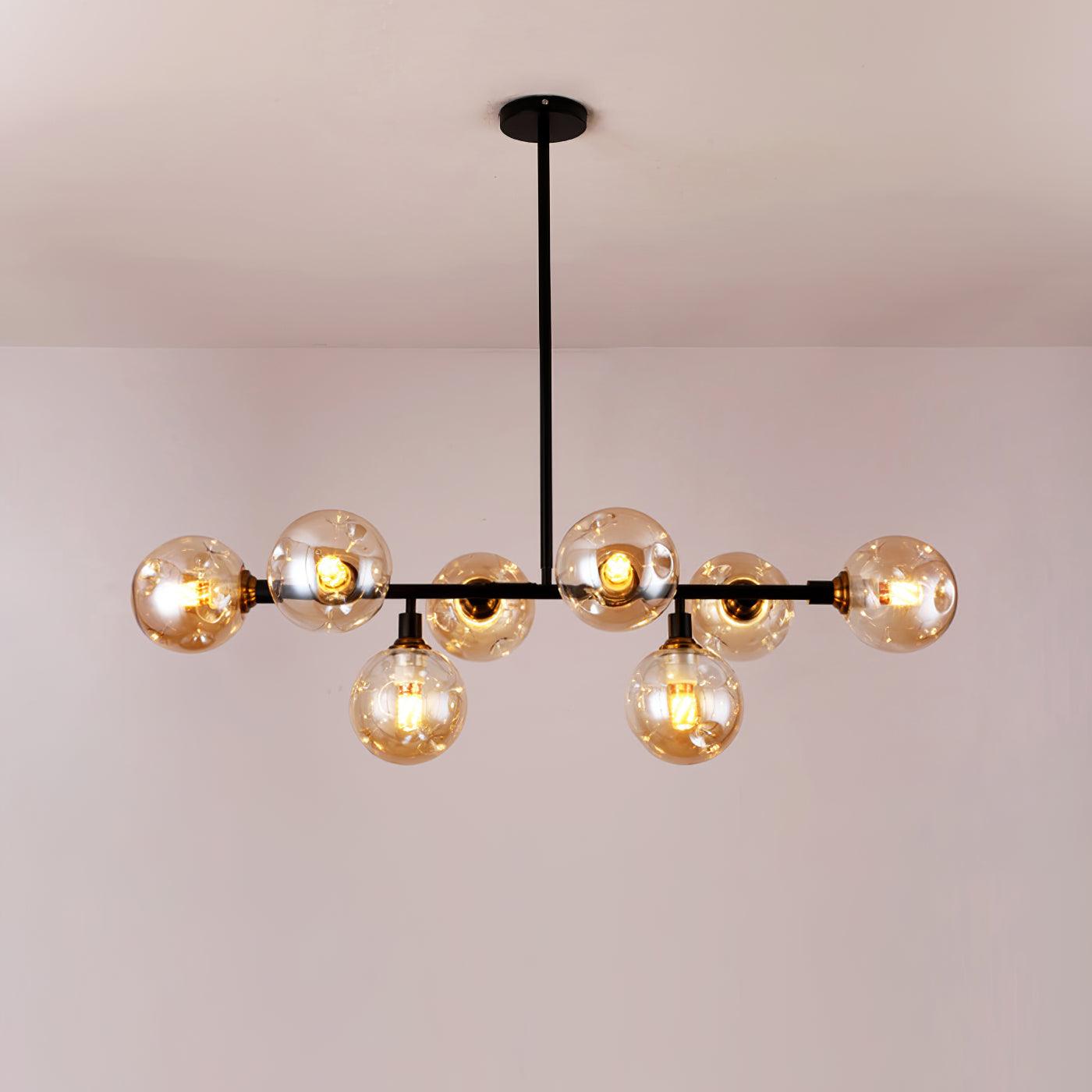 Velaiel Chandelier Glass and Metal