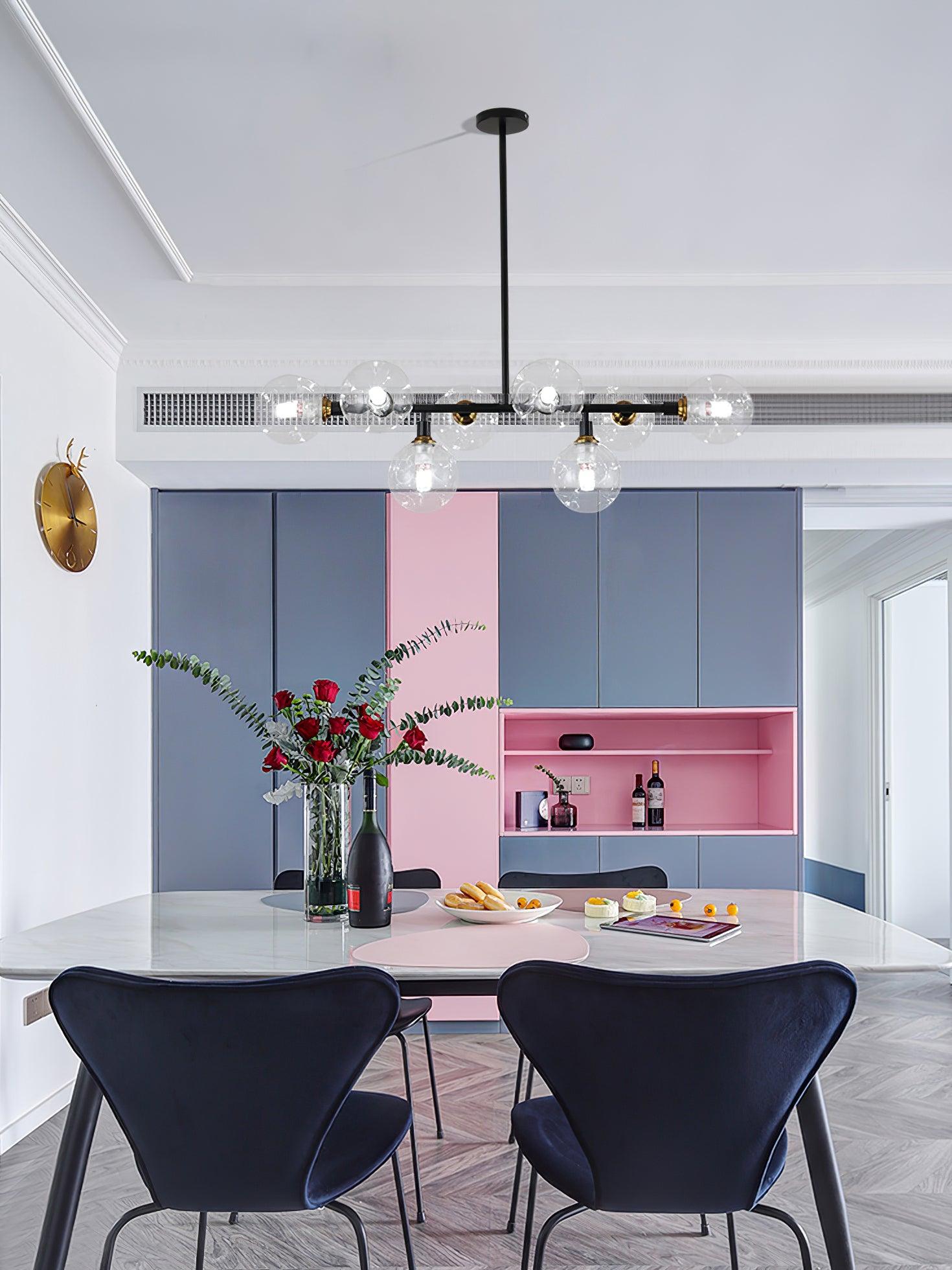 Velaiel Chandelier Glass and Metal