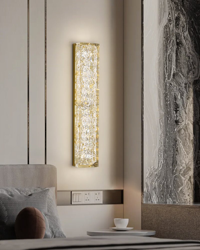 Mavi Prismatic Rectangle Resin Wall Lamp