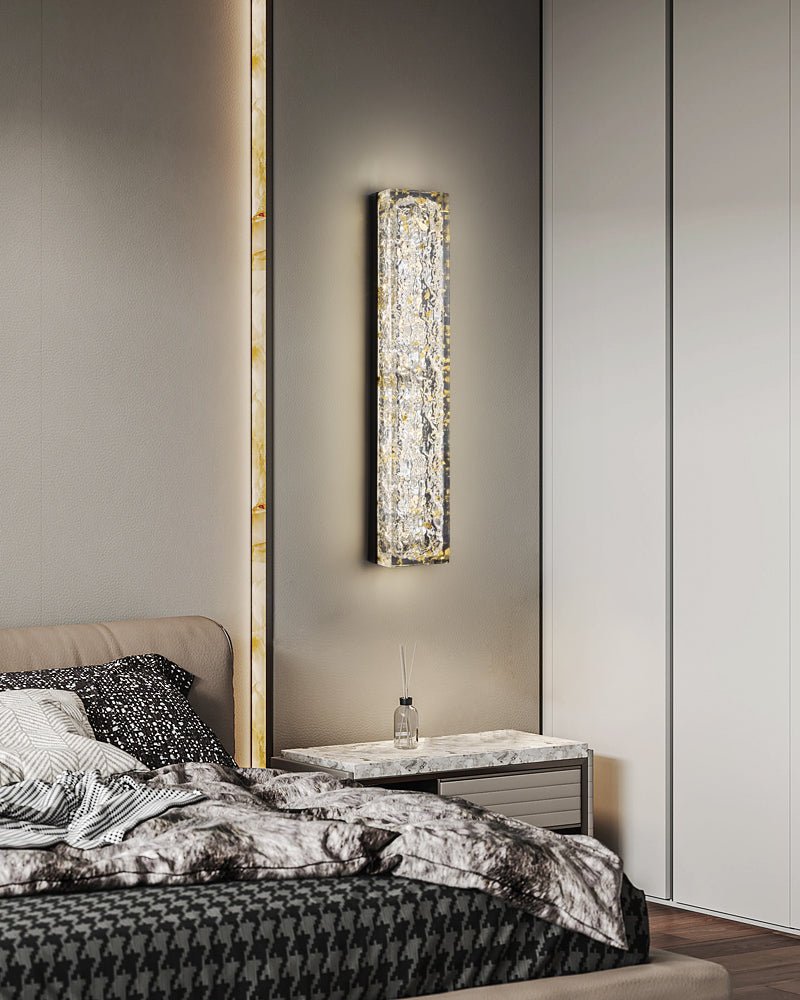 Mavi Prismatic Rectangle Resin Wall Lamp