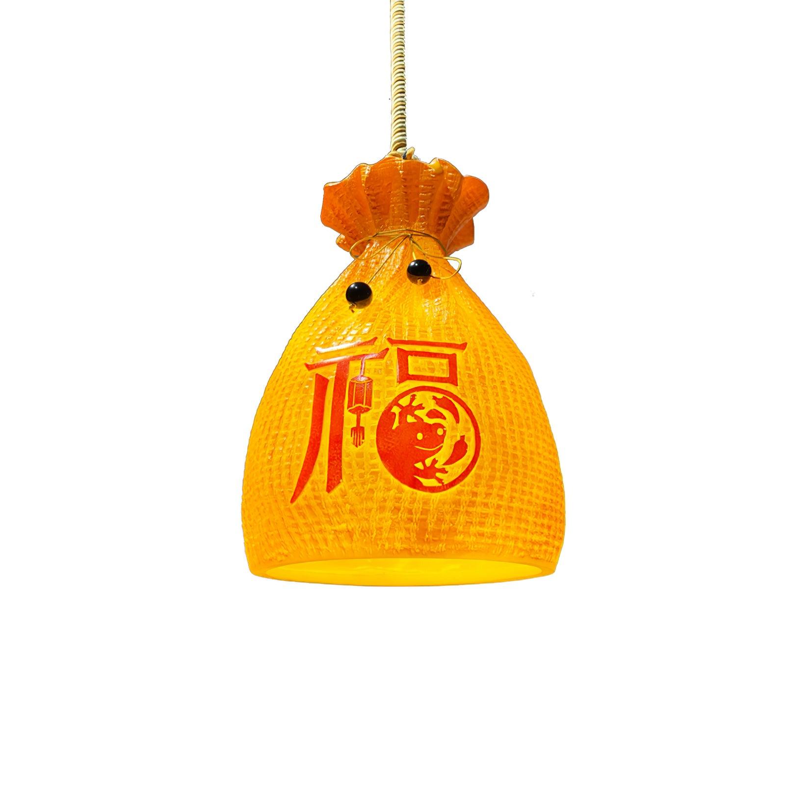 Firten Art Unique Pouch Resin Pendant Lamp