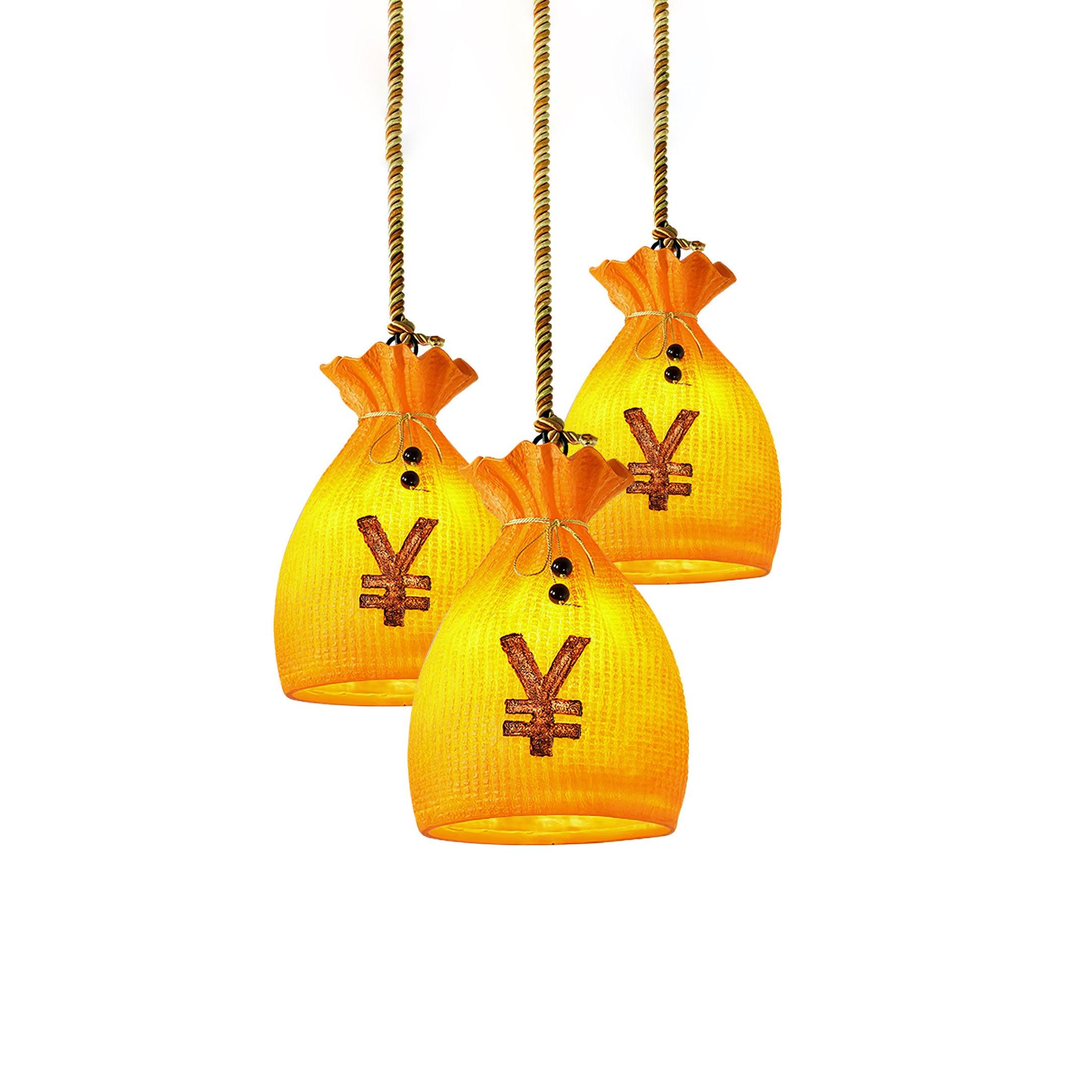 Firten Art Unique Pouch Resin Pendant Lamp