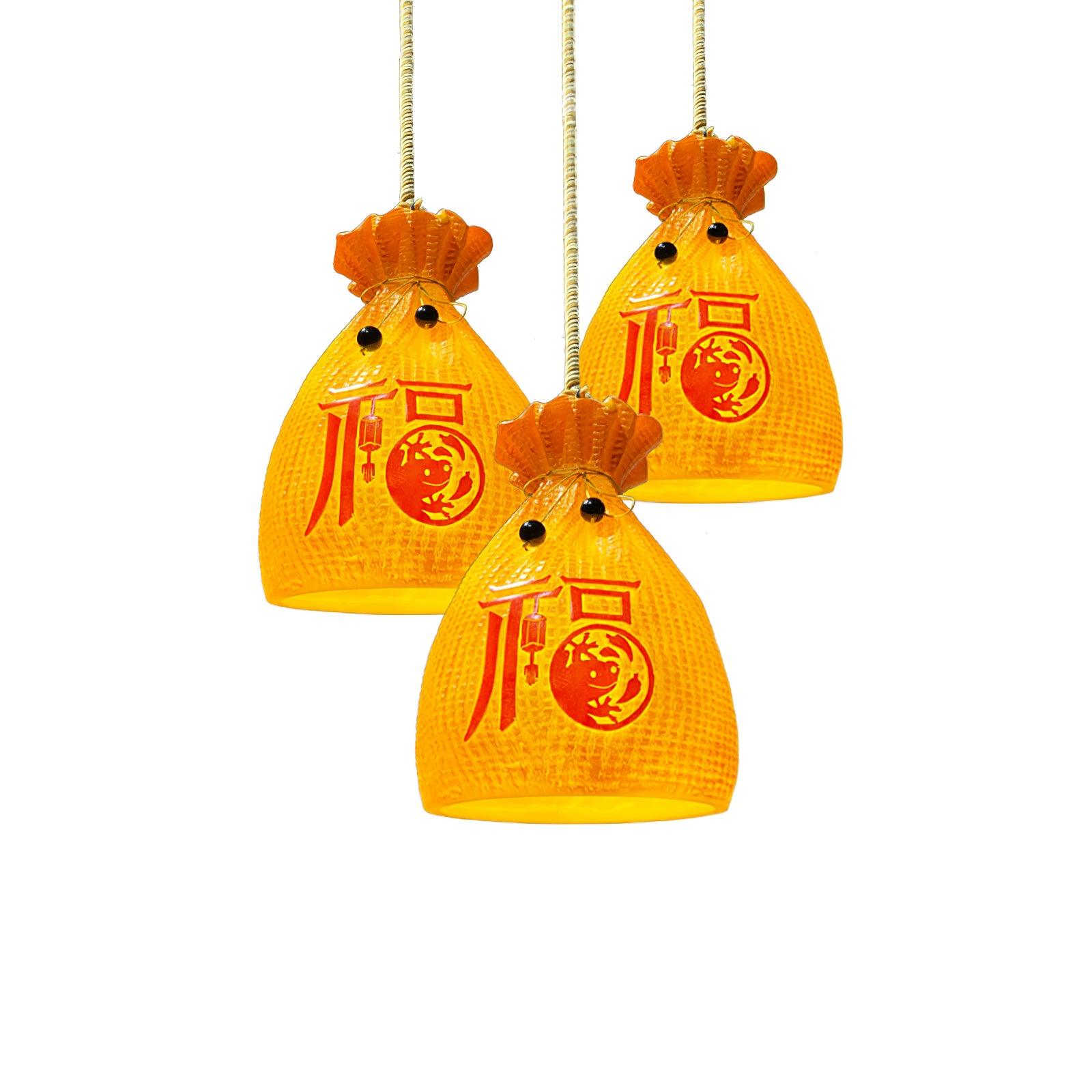 Firten Art Unique Pouch Resin Pendant Lamp
