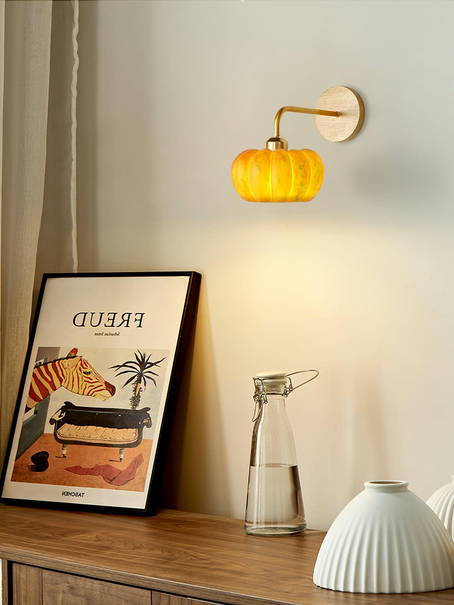 Vilorel Individual Creativity Pumpkin Wall Light