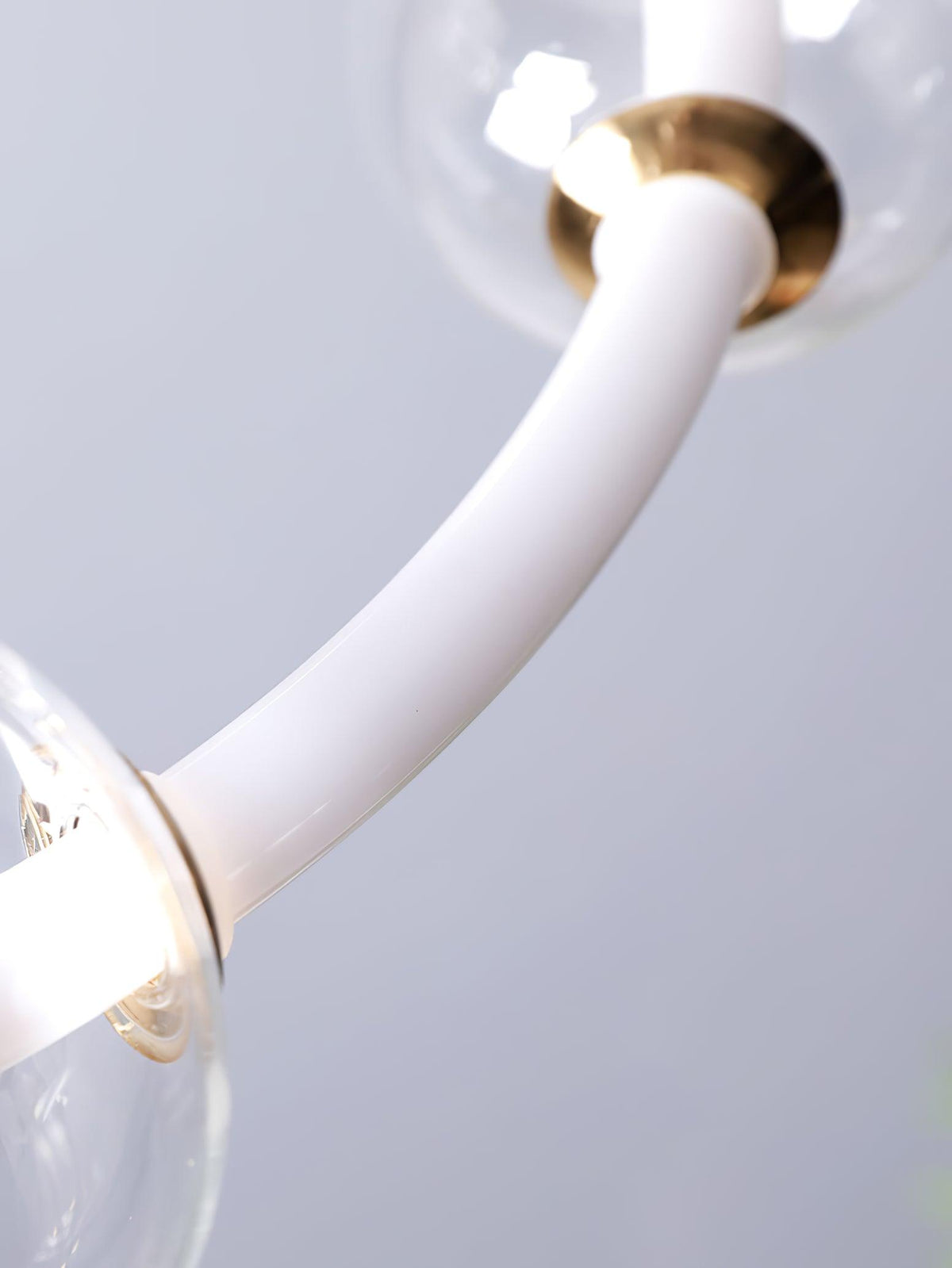 Cera Chandelier Bubble Clear Ring Contemporary Minimalist