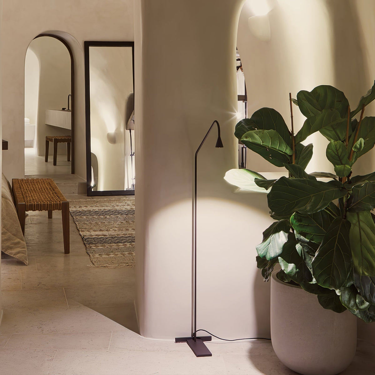 Arc Modern Gold Floor Lamp